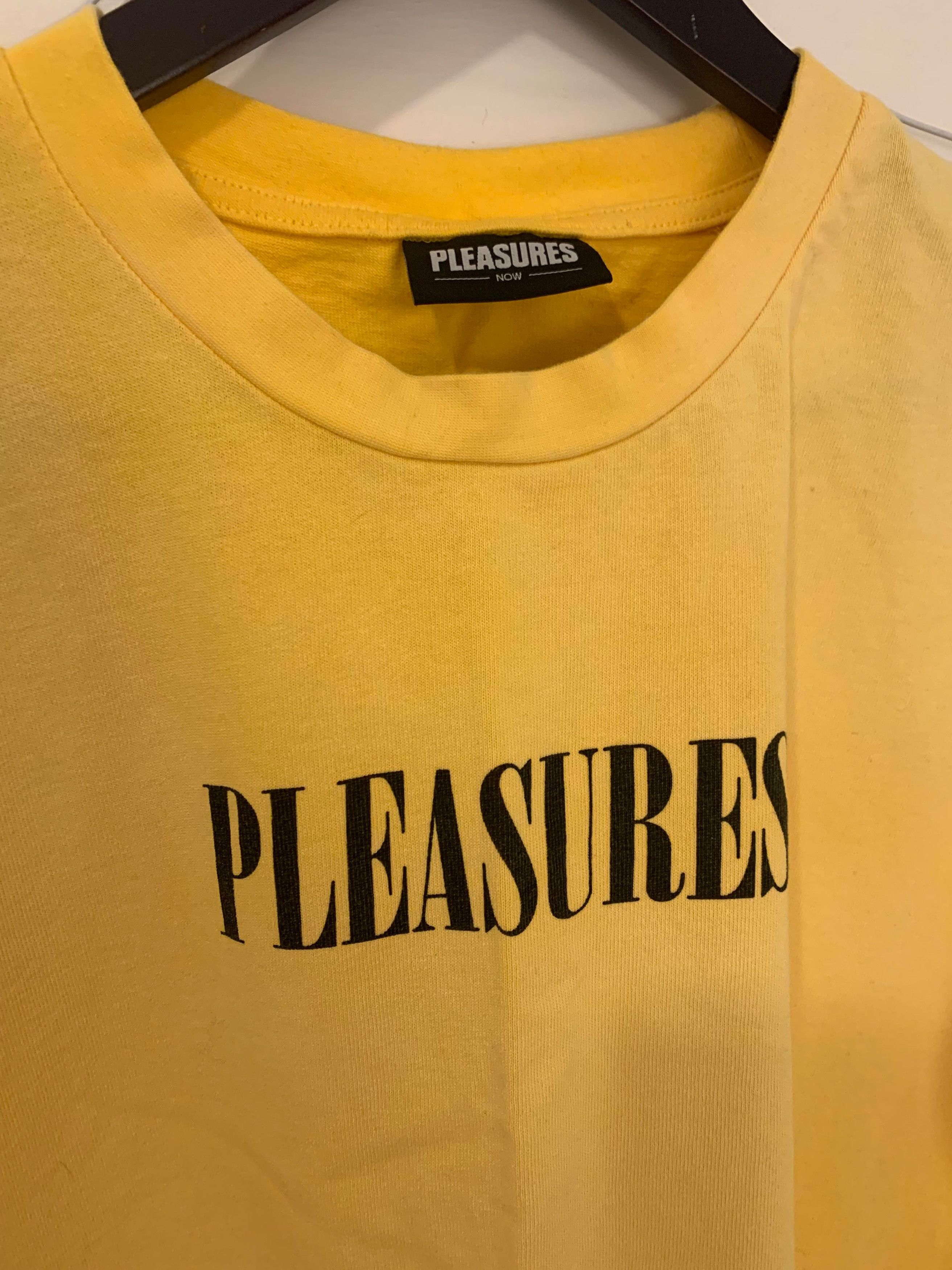 Pleasures Pleasures Heavyweight Pigment Dye Yellow T-Shirt Jersey Size US L / EU 52-54 / 3 - 2 Thumbnail