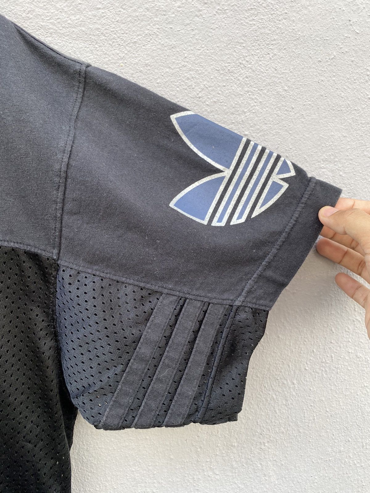 Adidas vintage rare 90s adidas trefoil mesh raptees/hiphop style Size US L / EU 52-54 / 3 - 2 Thumbnail