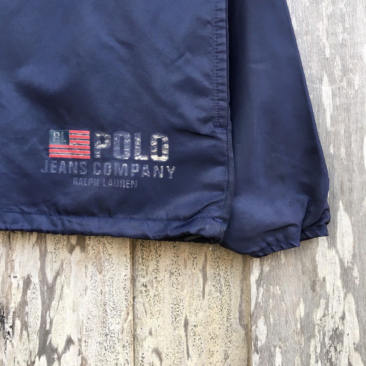 Polo Ralph Lauren × Ralph Lauren × Vintage Vintage Polo Jeans Co Ralph Lauren Windbreaker Hoodie Jacket Size US M / EU 48-50 / 2 - 5 Thumbnail