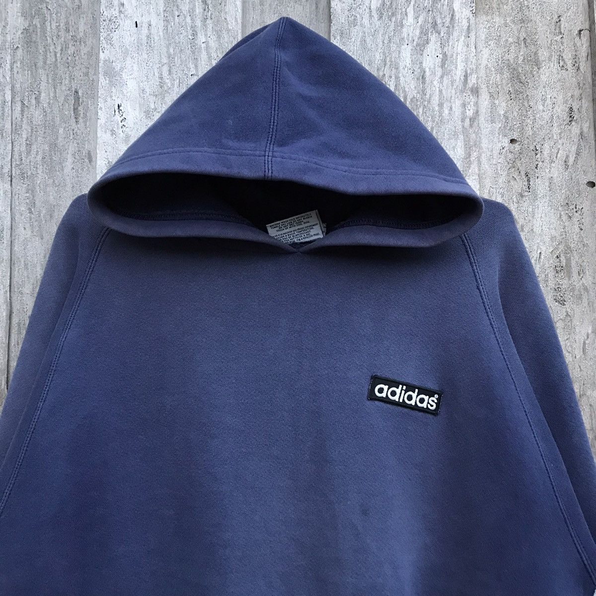 Adidas × Vintage Vintage Adidas Stripe Hoodie Sweatshirt Small Logo Size US L / EU 52-54 / 3 - 2 Thumbnail