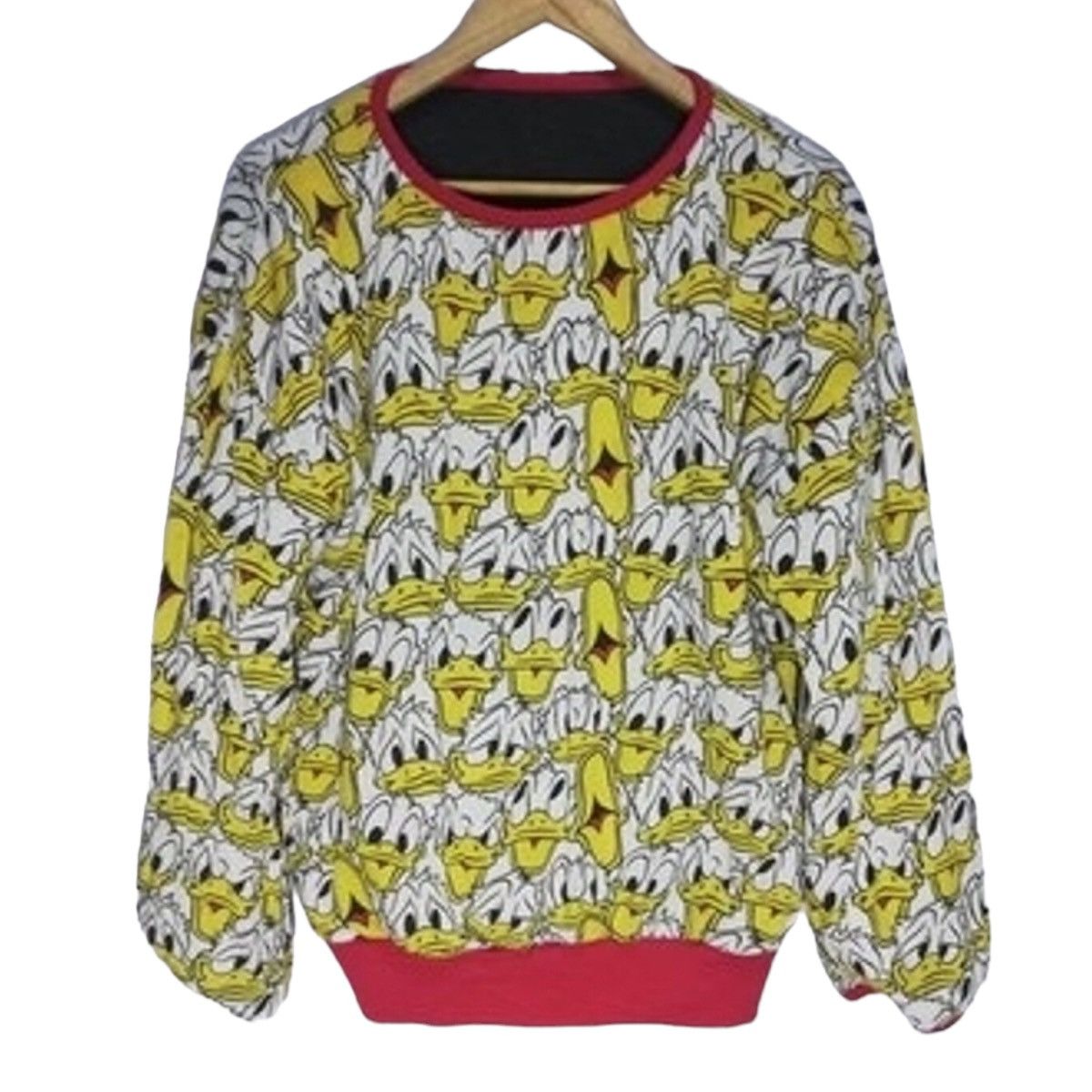 Disney vtg rare donald duck crewneck reversible sweatshirt Size US L / EU 52-54 / 3 - 3 Thumbnail