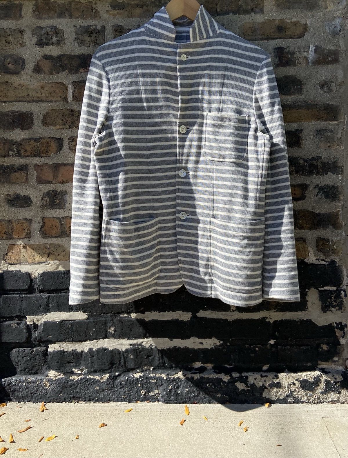 Striped Casual Blazer