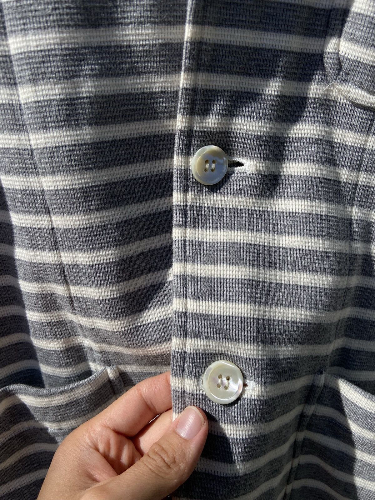 Striped Casual Blazer