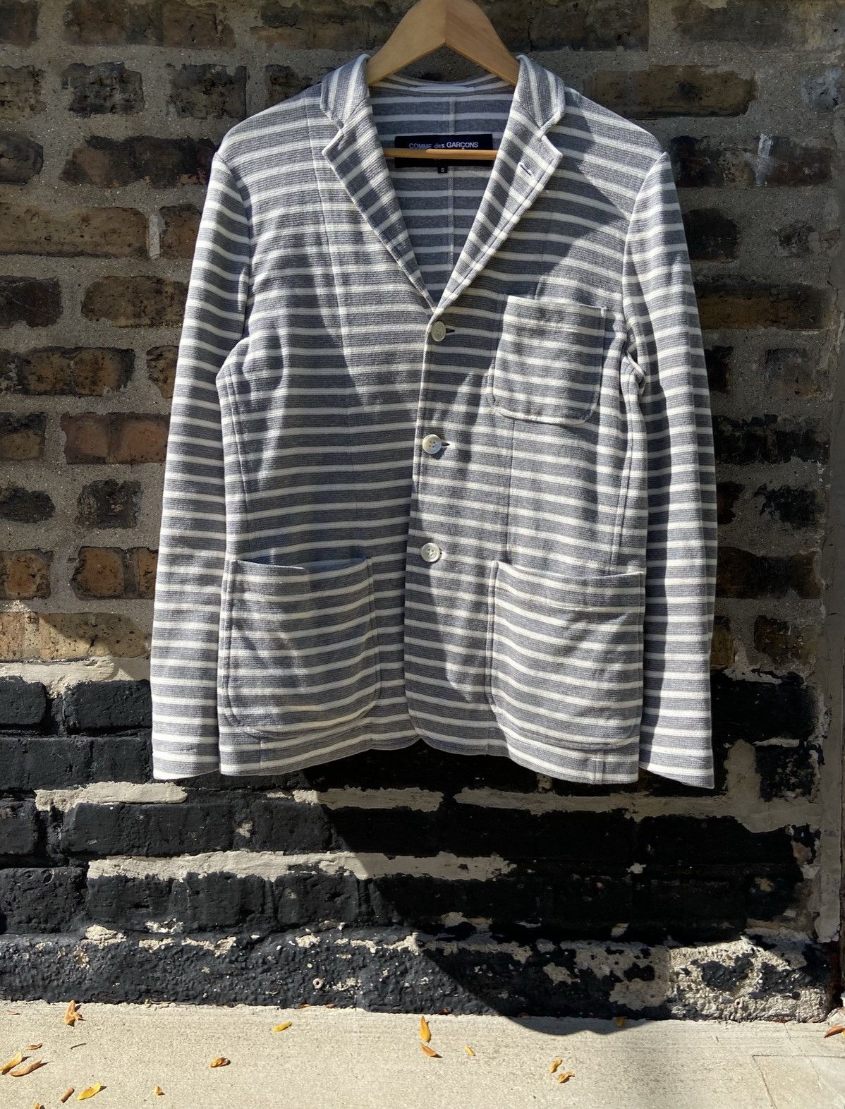 Striped Casual Blazer