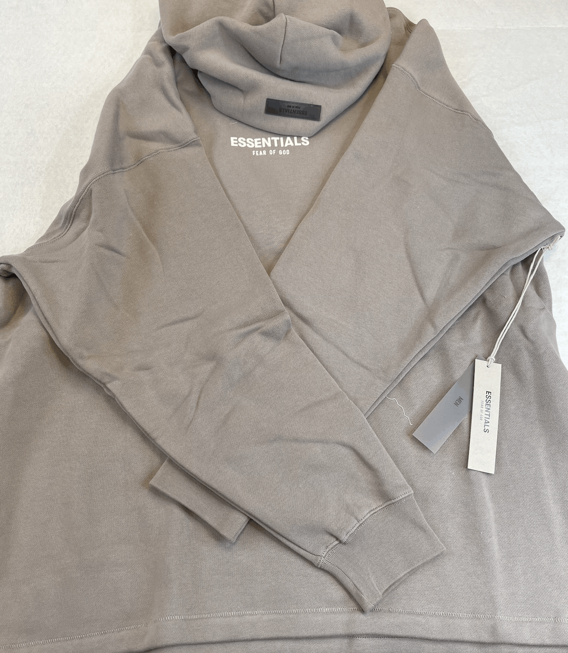 Fear of God Fear of God Essentials Relaxed Hoodie Desert Taupe Sz(XXL) Size US XXL / EU 58 / 5 - 2 Thumbnail