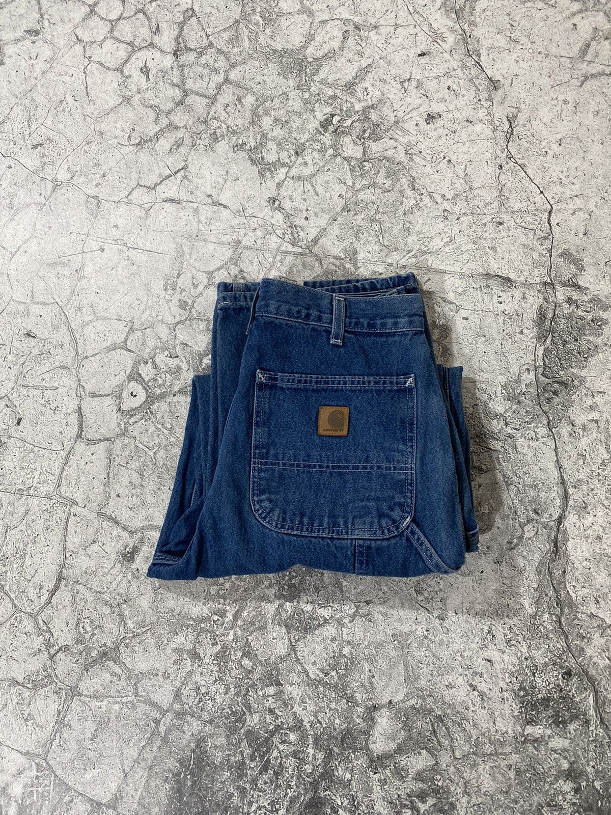 Carhartt × Vintage Vintage Carhartt Carpenter Denim Jeans Size US 30 / EU 46 - 2 Thumbnail