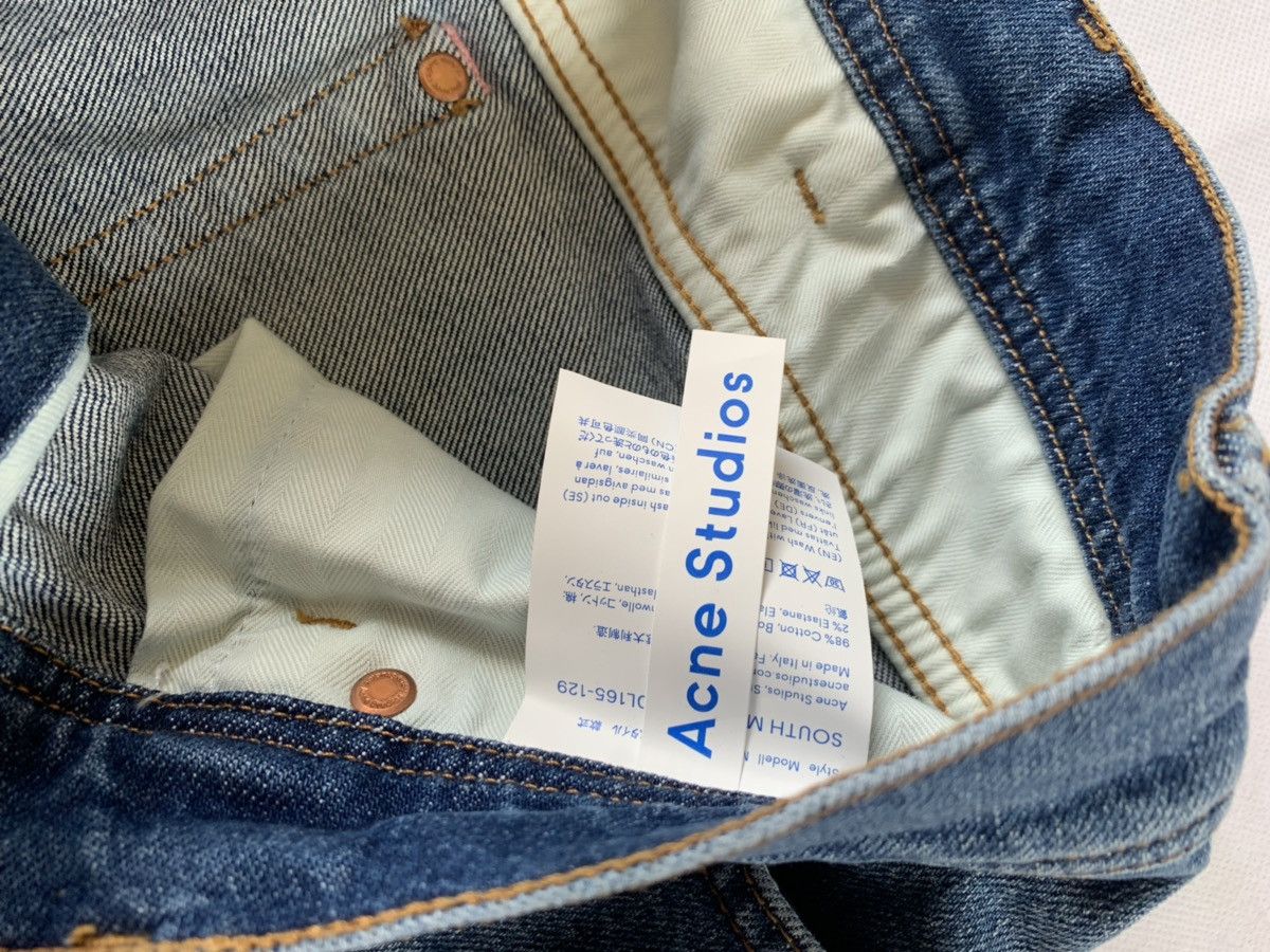 Acne Studios 31 x 34 South Denim in Mid Blue Size US 31 - 7 Thumbnail