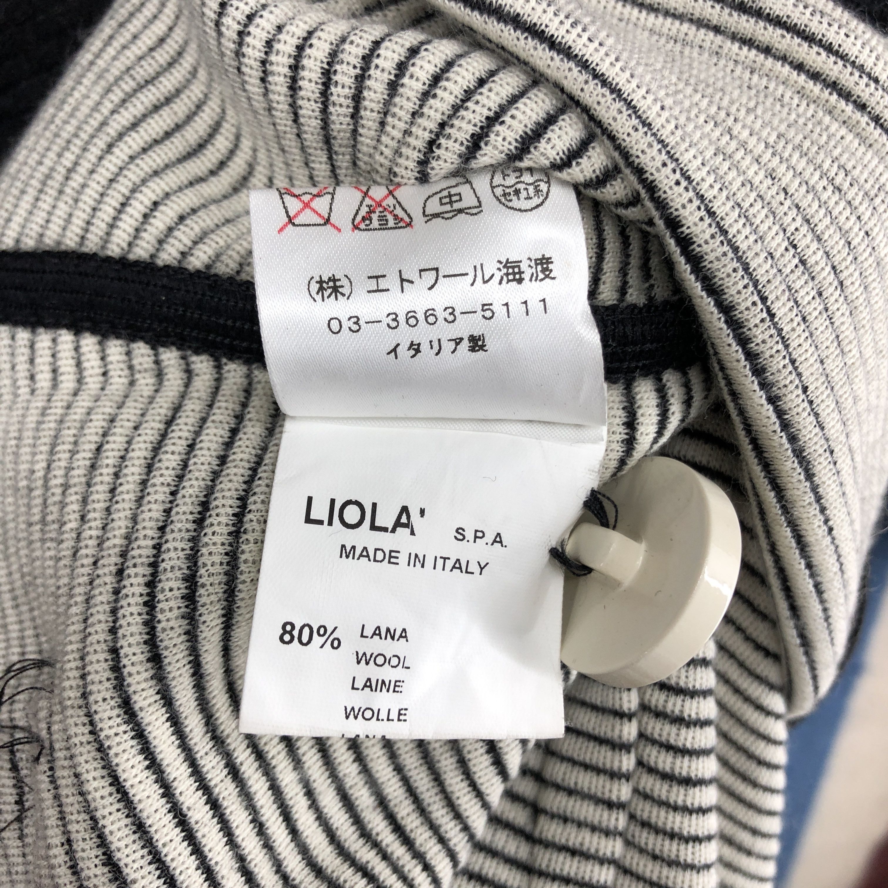 Other LIOLA MADE IN ITALY Casual Button Jacket #2781-101 Size XS / US 0-2 / IT 36-38 - 9 Thumbnail