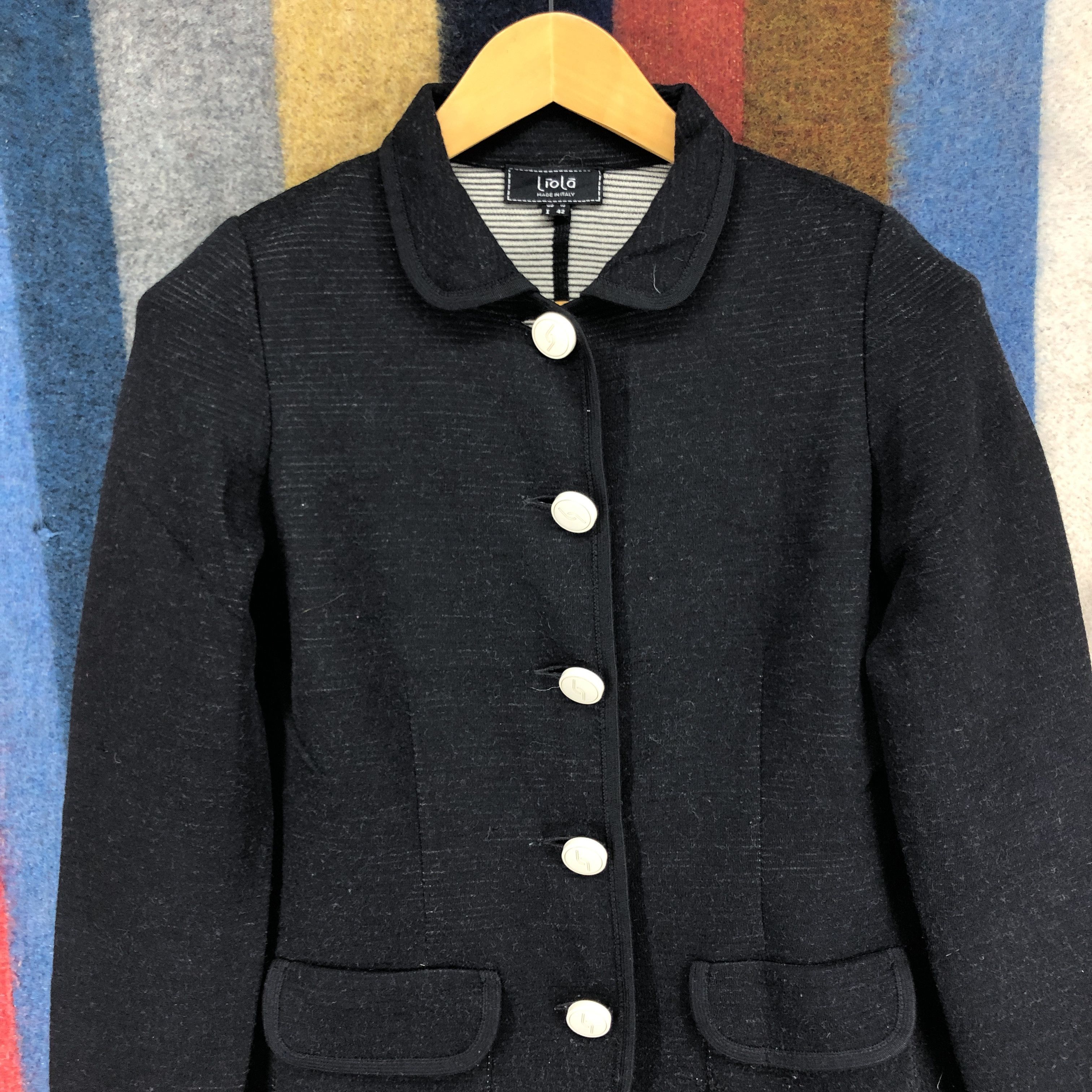 Other LIOLA MADE IN ITALY Casual Button Jacket #2781-101 Size XS / US 0-2 / IT 36-38 - 2 Thumbnail