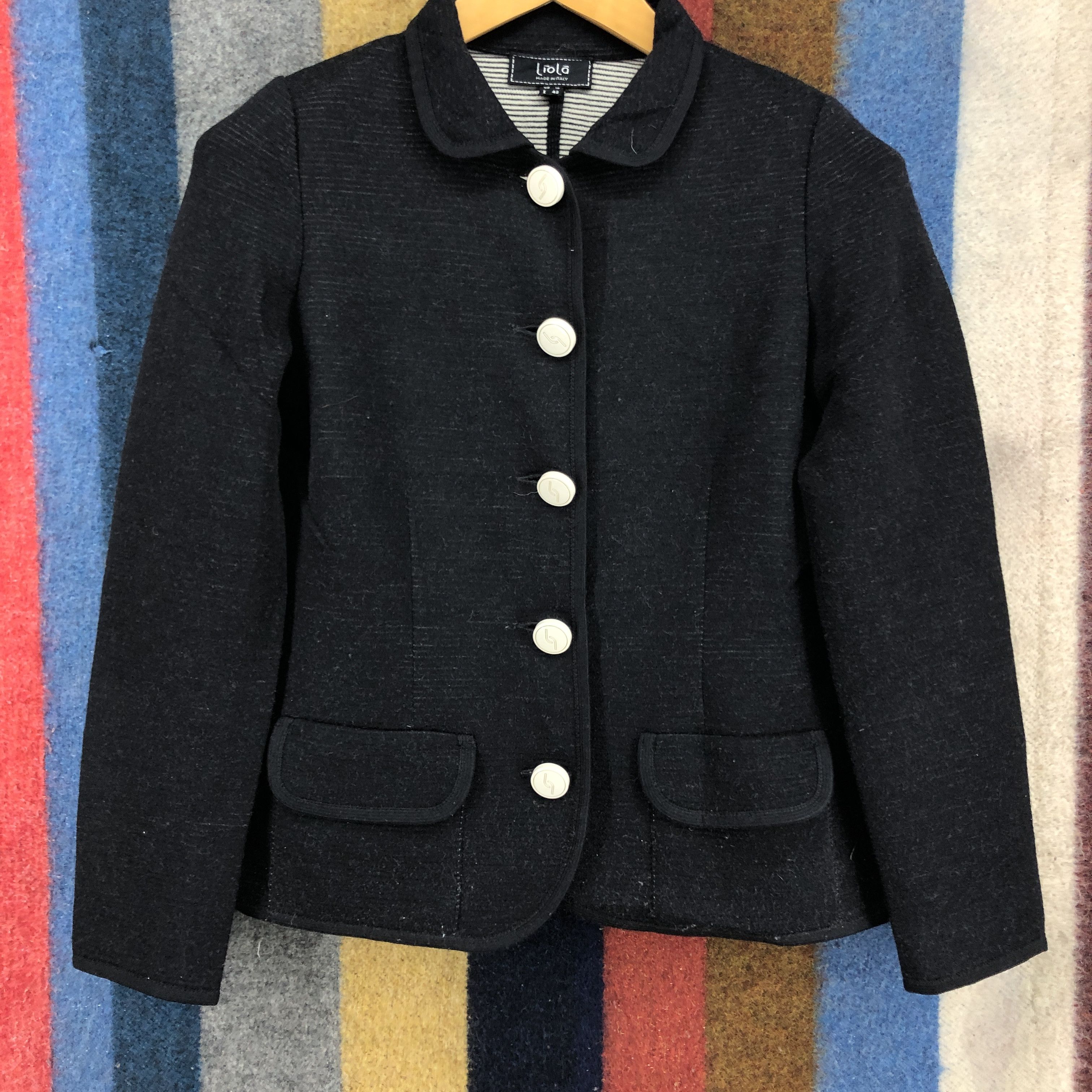 Other LIOLA MADE IN ITALY Casual Button Jacket #2781-101 Size XS / US 0-2 / IT 36-38 - 3 Thumbnail