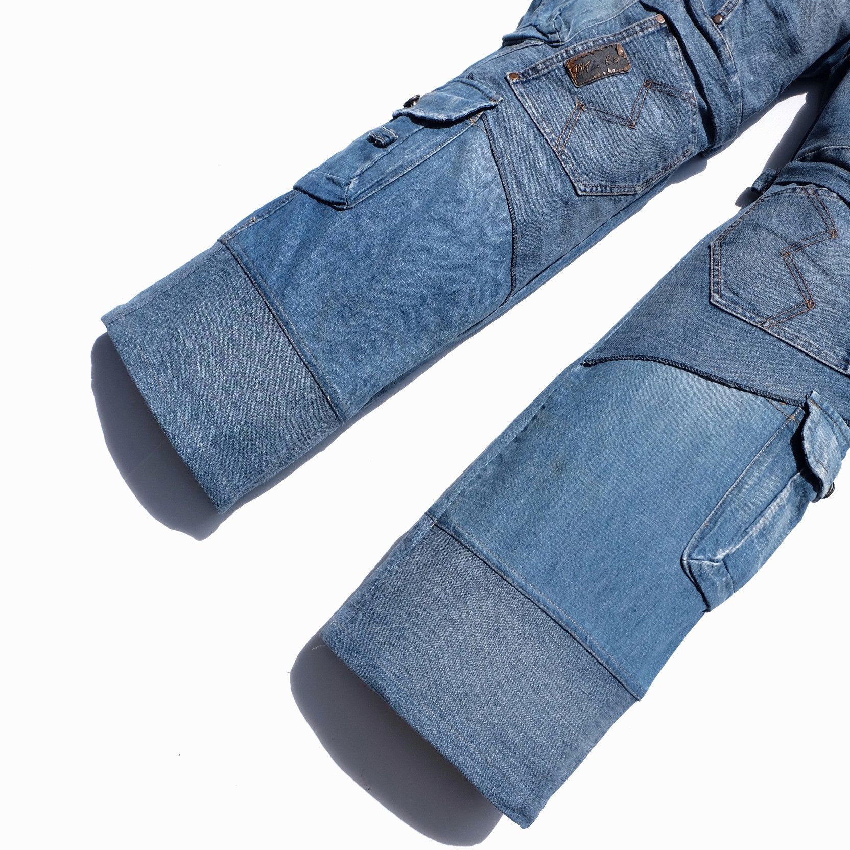 Japanese Brand × PPFM × Tete Homme VERTGARMENTS bondage cargo jeans Size US 32 / EU 48 - 4 Thumbnail