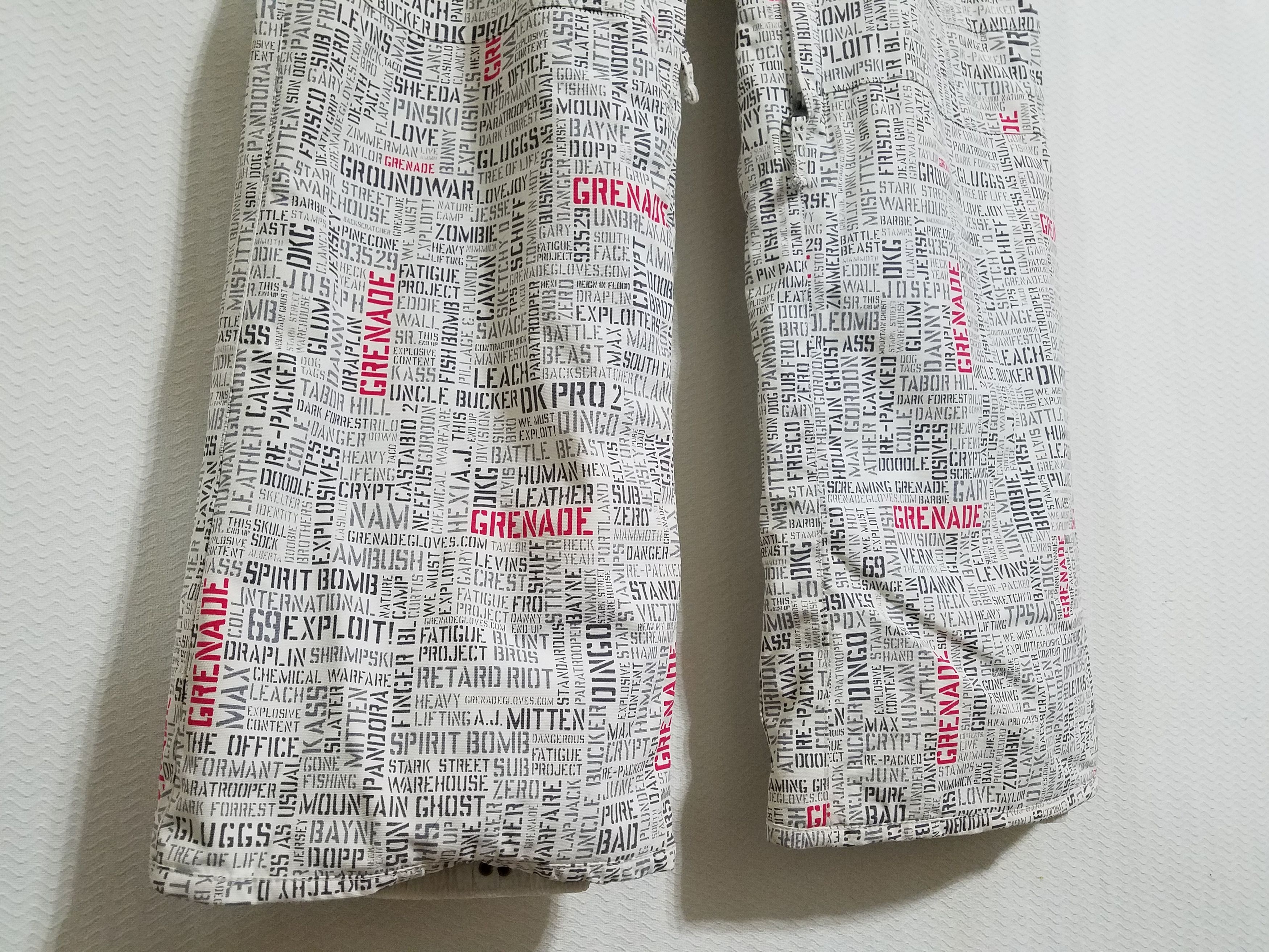 Grenade Grenade Mens Large White Military Ski Snow Pants Snowboard Size US L / EU 52-54 / 3 - 3 Thumbnail
