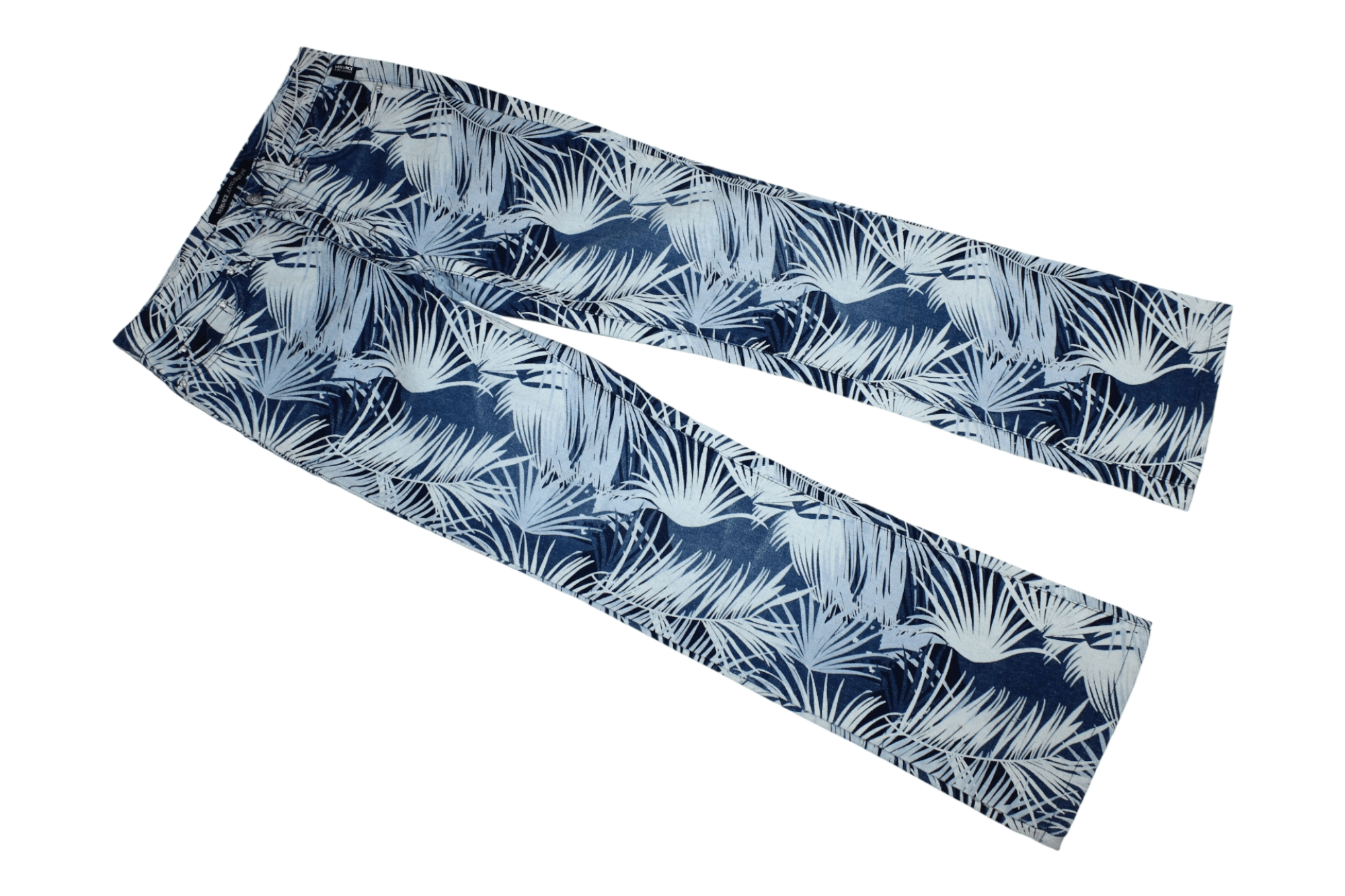 Versace 💥RARE VTG💥 Versace JC Floral Over Print Boot cut jeans Size US 30 / EU 46 - 7 Thumbnail