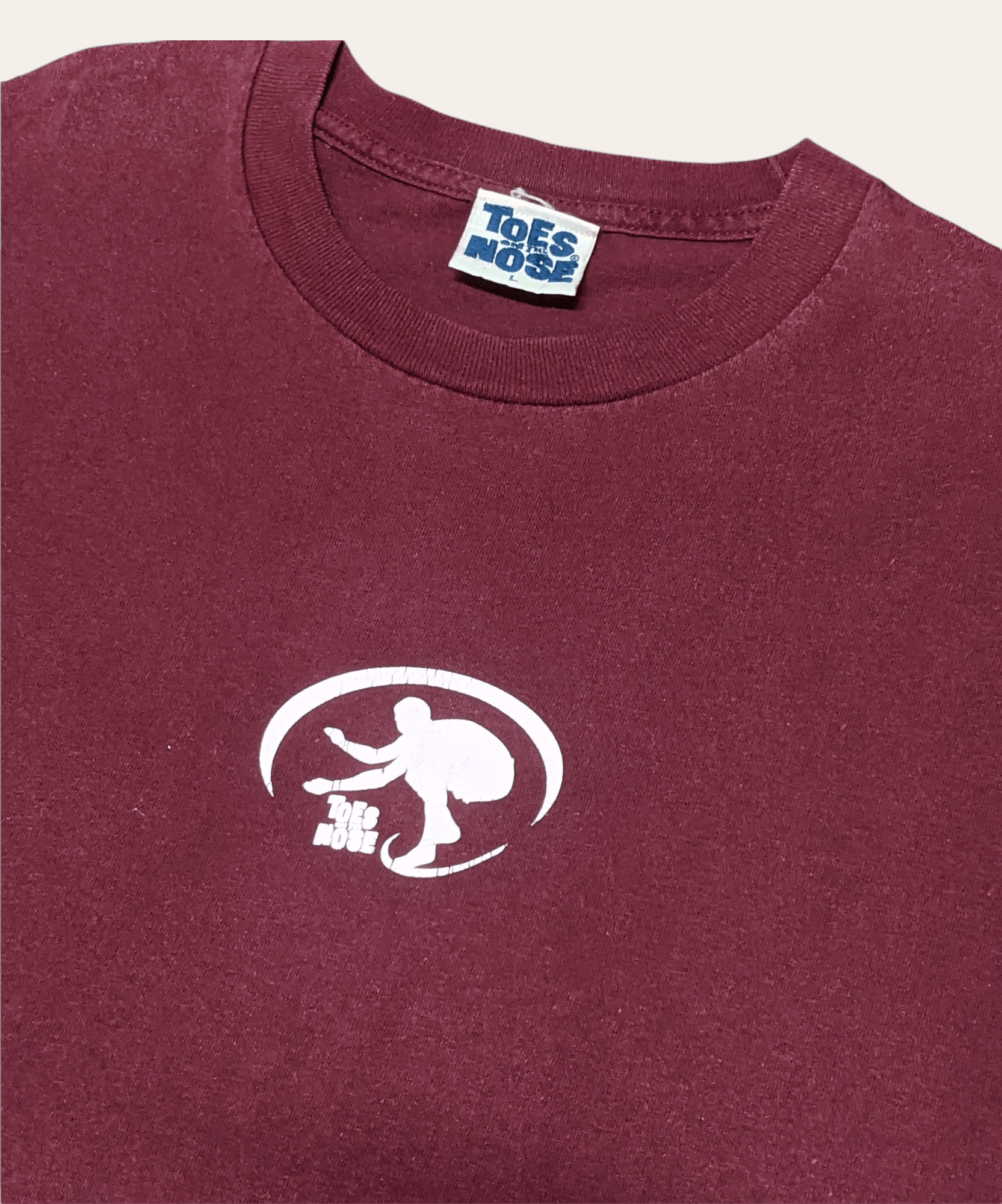 Billabong × Vintage Vintage 90s Toes on The Nose Surfwear T shirt Size US L / EU 52-54 / 3 - 2 Thumbnail