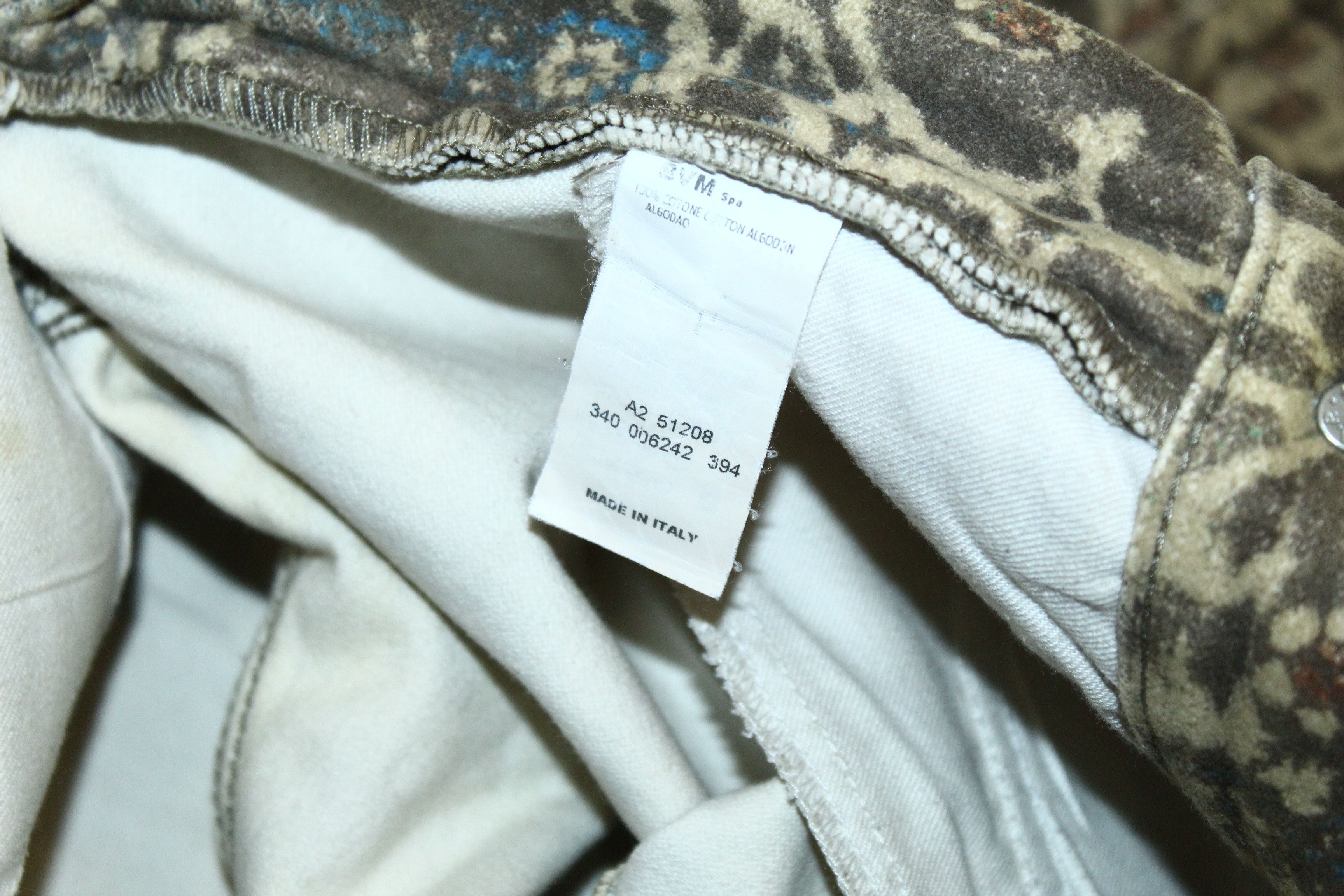 Les Copains Rare💥Les Copains Flared Baroque art work Camel Pants Size US 30 / EU 46 - 11 Thumbnail