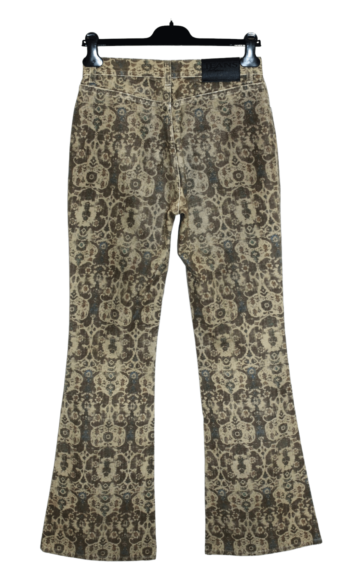 Les Copains Rare💥Les Copains Flared Baroque art work Camel Pants Size US 30 / EU 46 - 2 Thumbnail