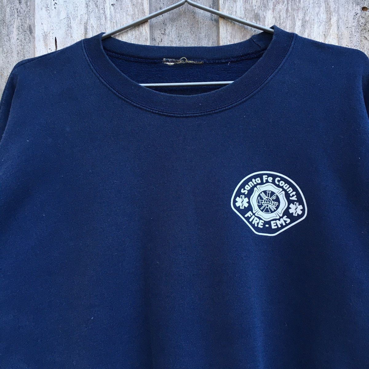 Vintage Vintage Santa Fe County Fire Department Sweatshirt Size US L / EU 52-54 / 3 - 2 Thumbnail