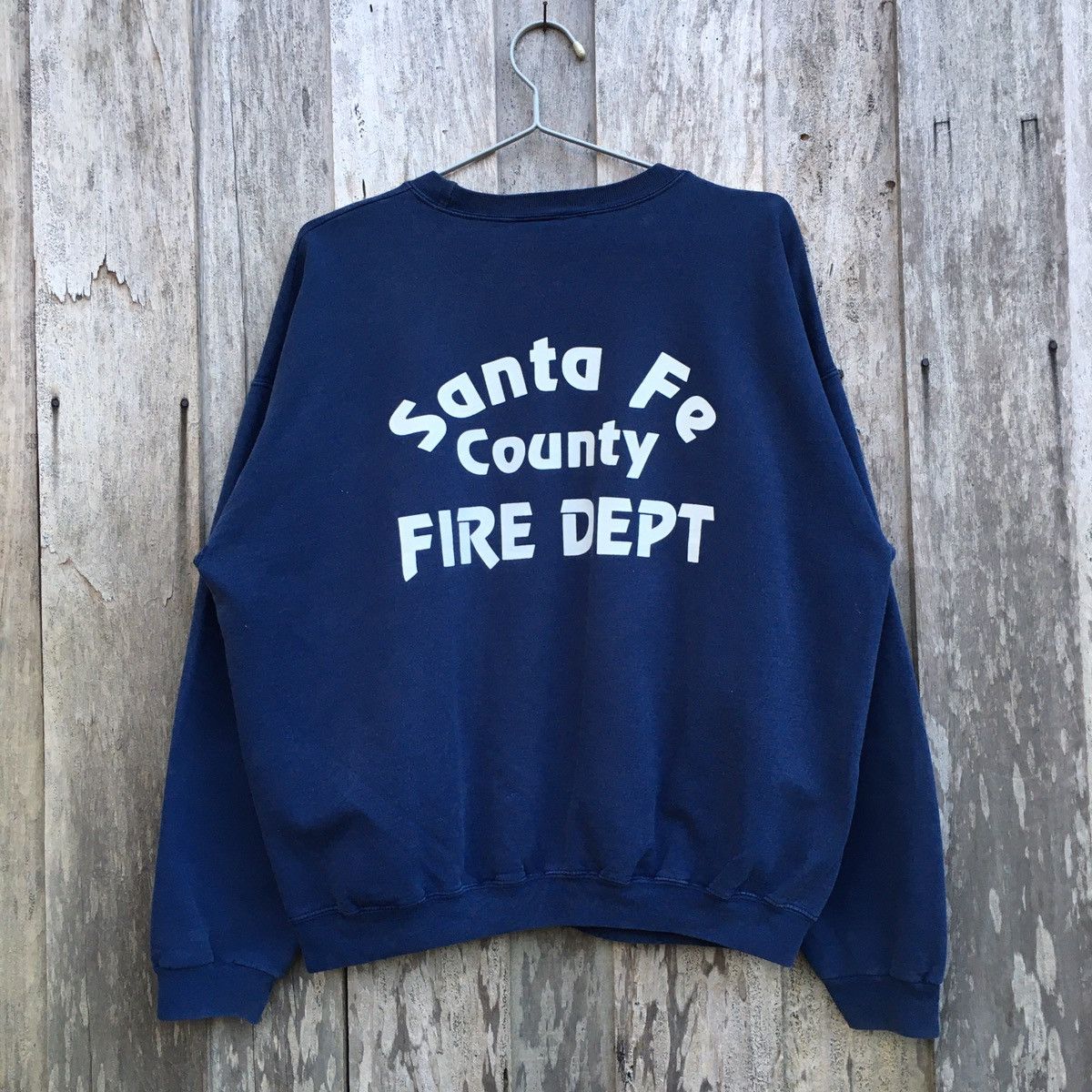 Vintage Vintage Santa Fe County Fire Department Sweatshirt Size US L / EU 52-54 / 3 - 1 Thumbnail