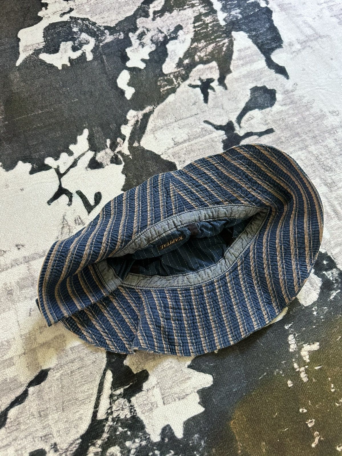 Kapital × Kapital Kountry Kapital Japan indigo dye boro bucket hat reversible Size ONE SIZE - 7 Thumbnail