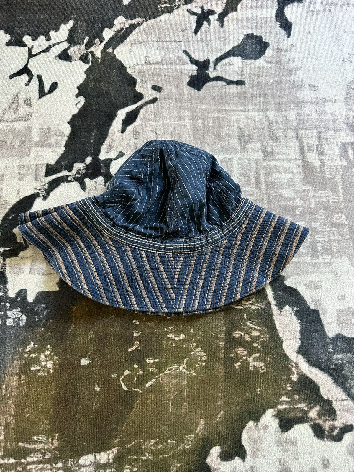 Kapital × Kapital Kountry Kapital Japan indigo dye boro bucket hat reversible Size ONE SIZE - 3 Thumbnail
