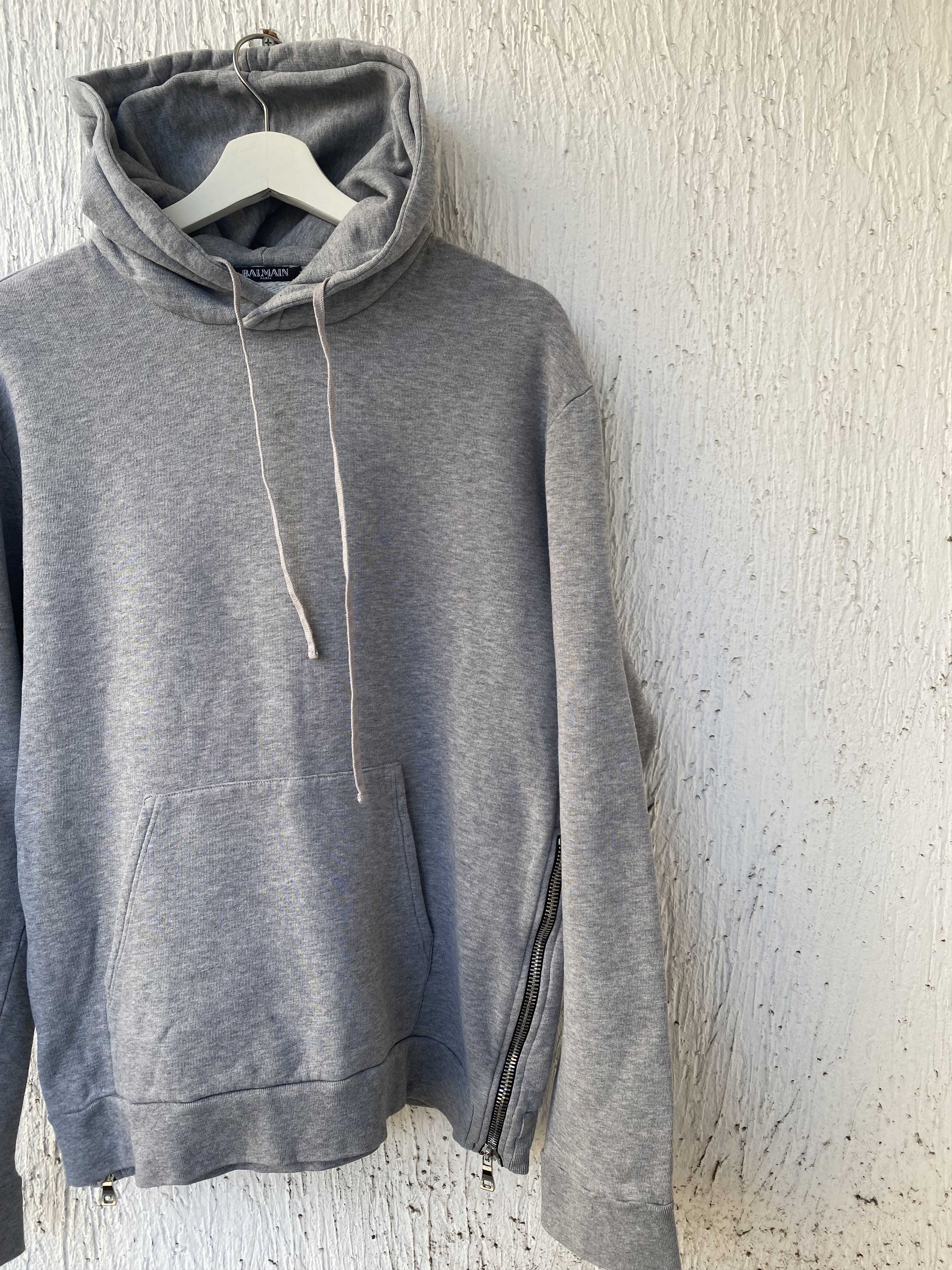 Balmain SIDE ZIP HOODY Size US M / EU 48-50 / 2 - 2 Thumbnail