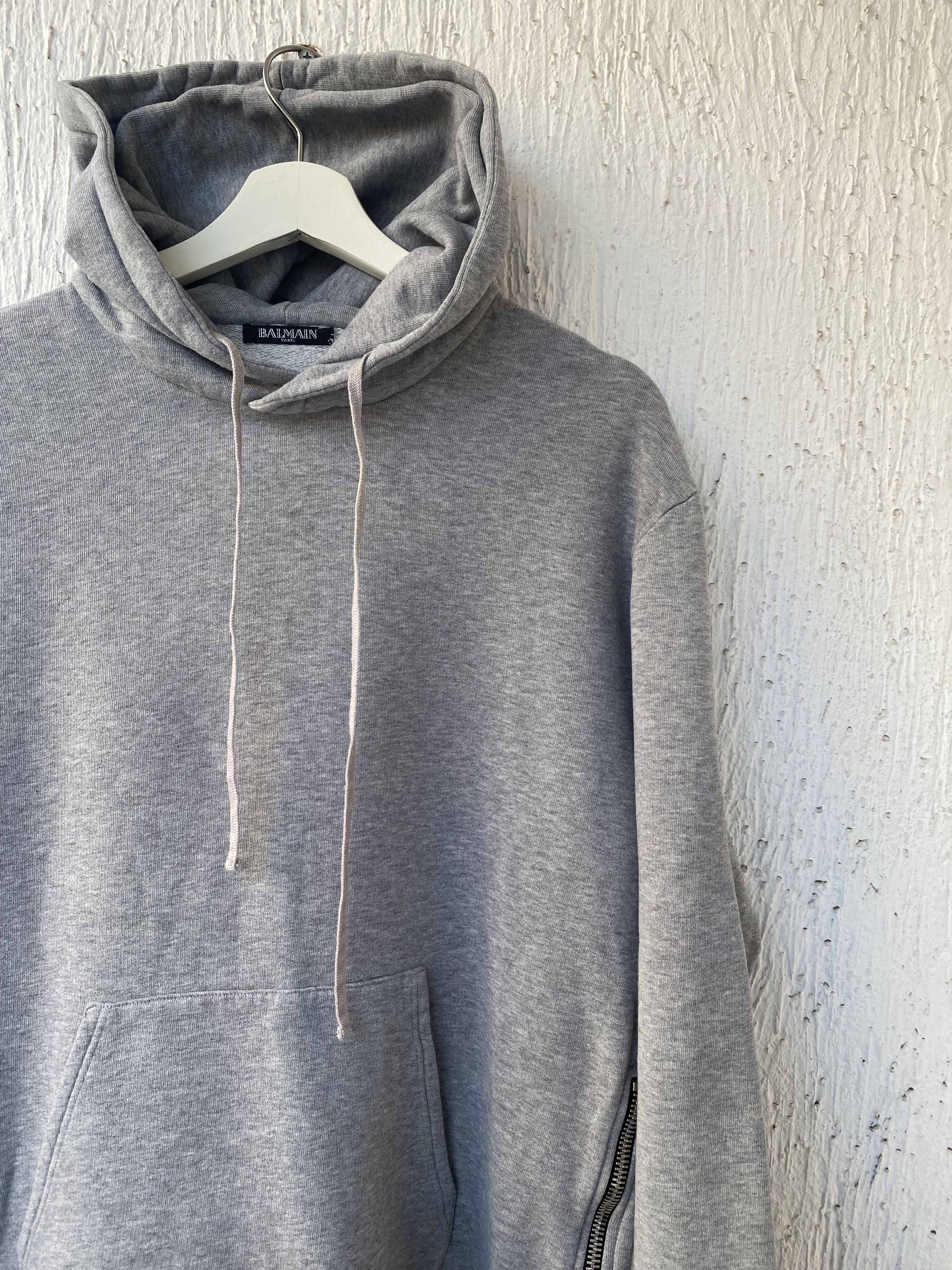 Balmain SIDE ZIP HOODY Size US M / EU 48-50 / 2 - 3 Thumbnail