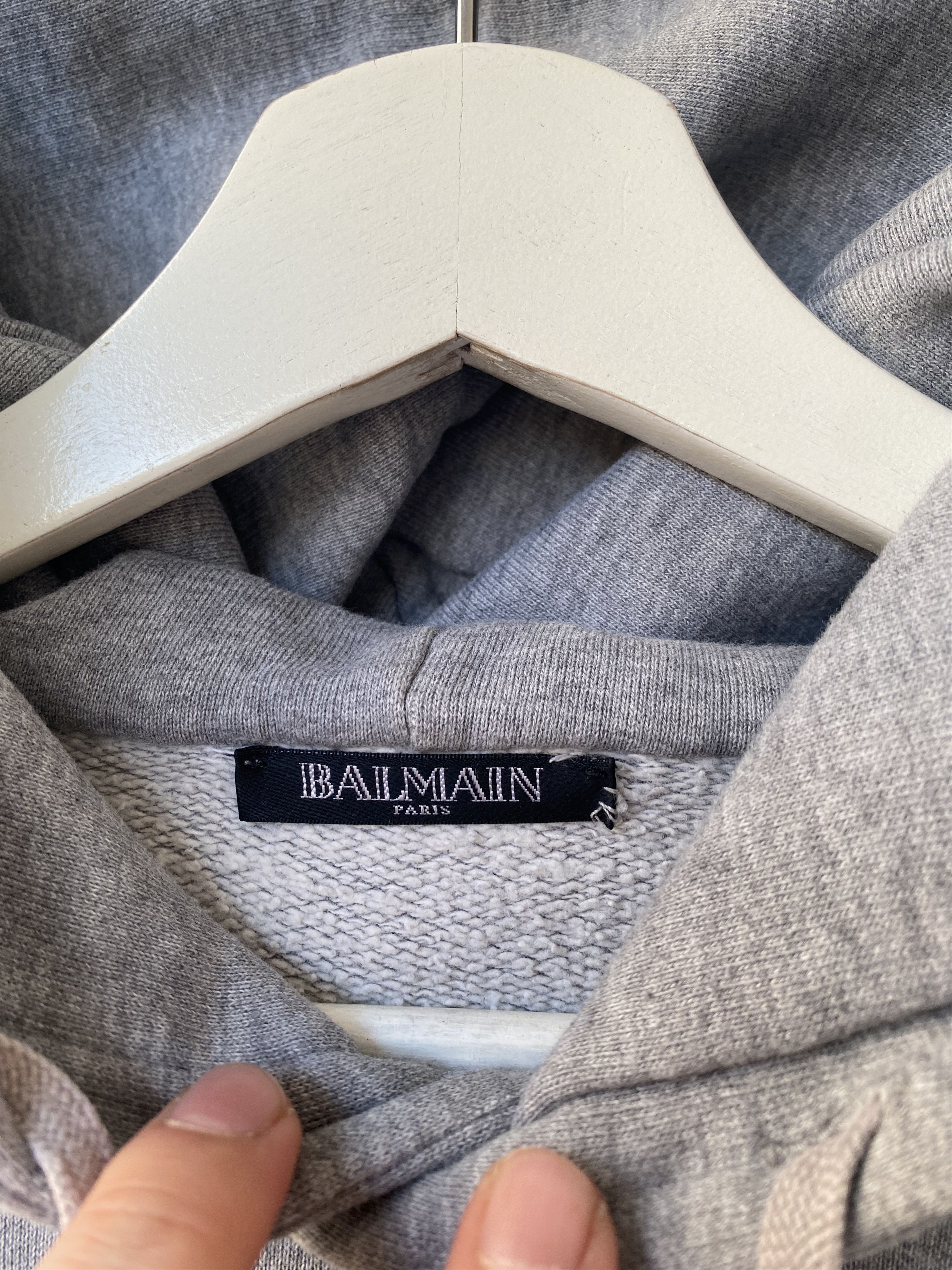 Balmain SIDE ZIP HOODY Size US M / EU 48-50 / 2 - 4 Thumbnail