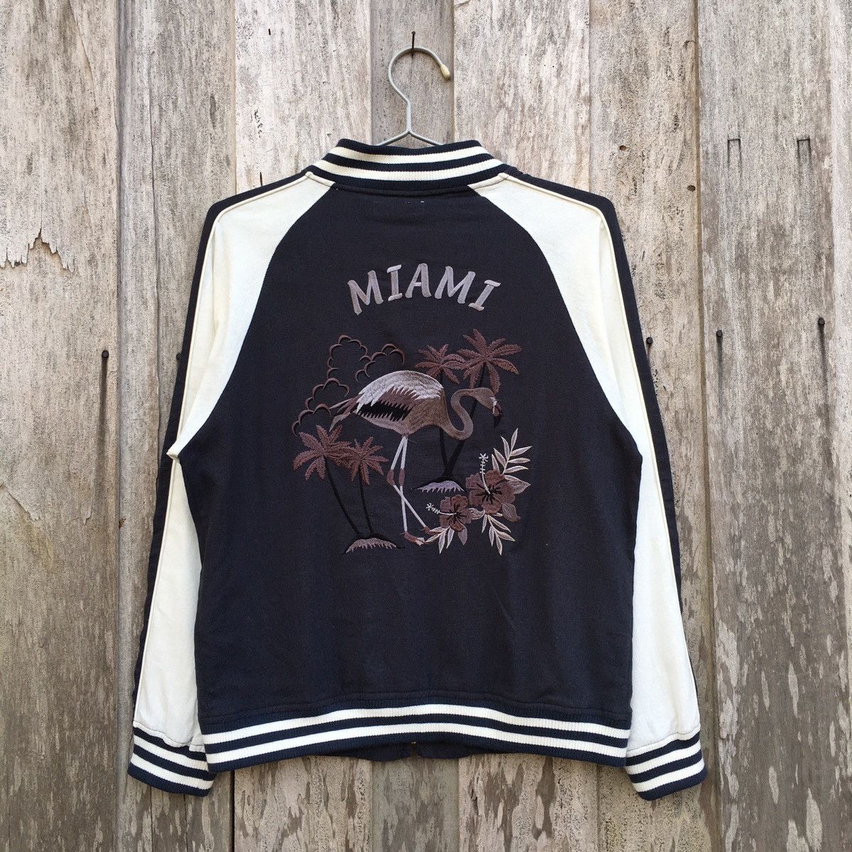 Restoration × Vintage Vintage Restoration Flamingo Miami Beach Jacket Embroidery Size US S / EU 44-46 / 1 - 1 Thumbnail