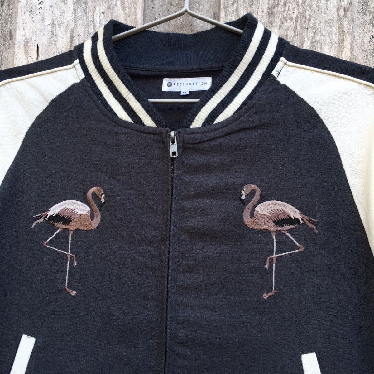 Restoration × Vintage Vintage Restoration Flamingo Miami Beach Jacket Embroidery Size US S / EU 44-46 / 1 - 2 Thumbnail