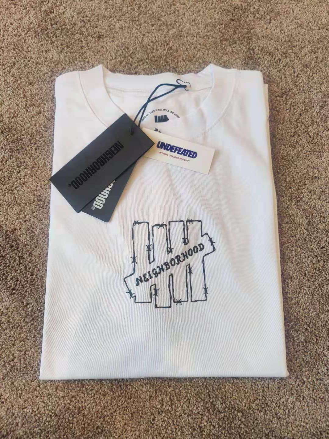 Neighborhood × Undefeated Brand New Neighborhood X Undefeated White Tee Large Size US L / EU 52-54 / 3 - 2 Thumbnail