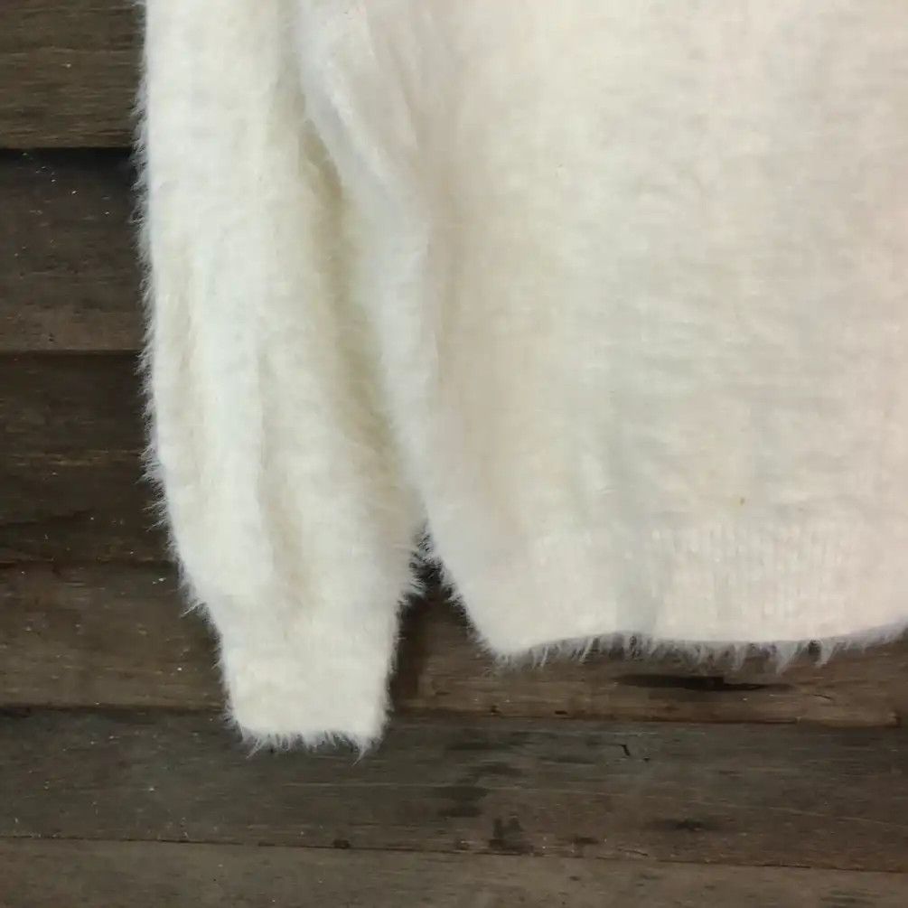 Homespun Knitwear × Japanese Brand Earth Music & Econolgy Shag Shaggy Fur Mohair Knitwear #739 Size M / US 6-8 / IT 42-44 - 3 Thumbnail