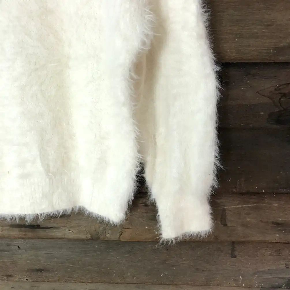 Homespun Knitwear × Japanese Brand Earth Music & Econolgy Shag Shaggy Fur Mohair Knitwear #739 Size M / US 6-8 / IT 42-44 - 5 Thumbnail