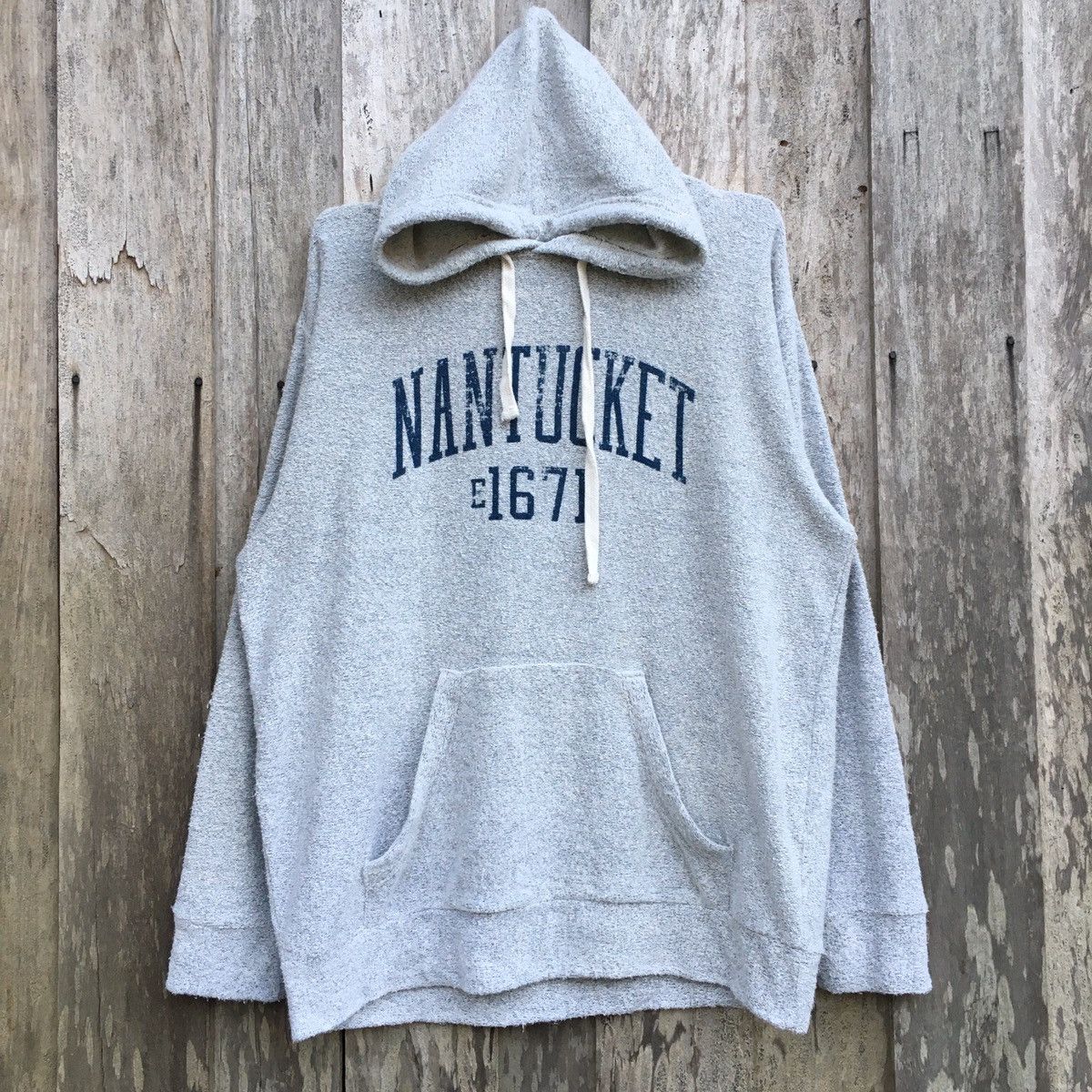 Vintage Nantucket Spell Out Hoodie Sweatshirt