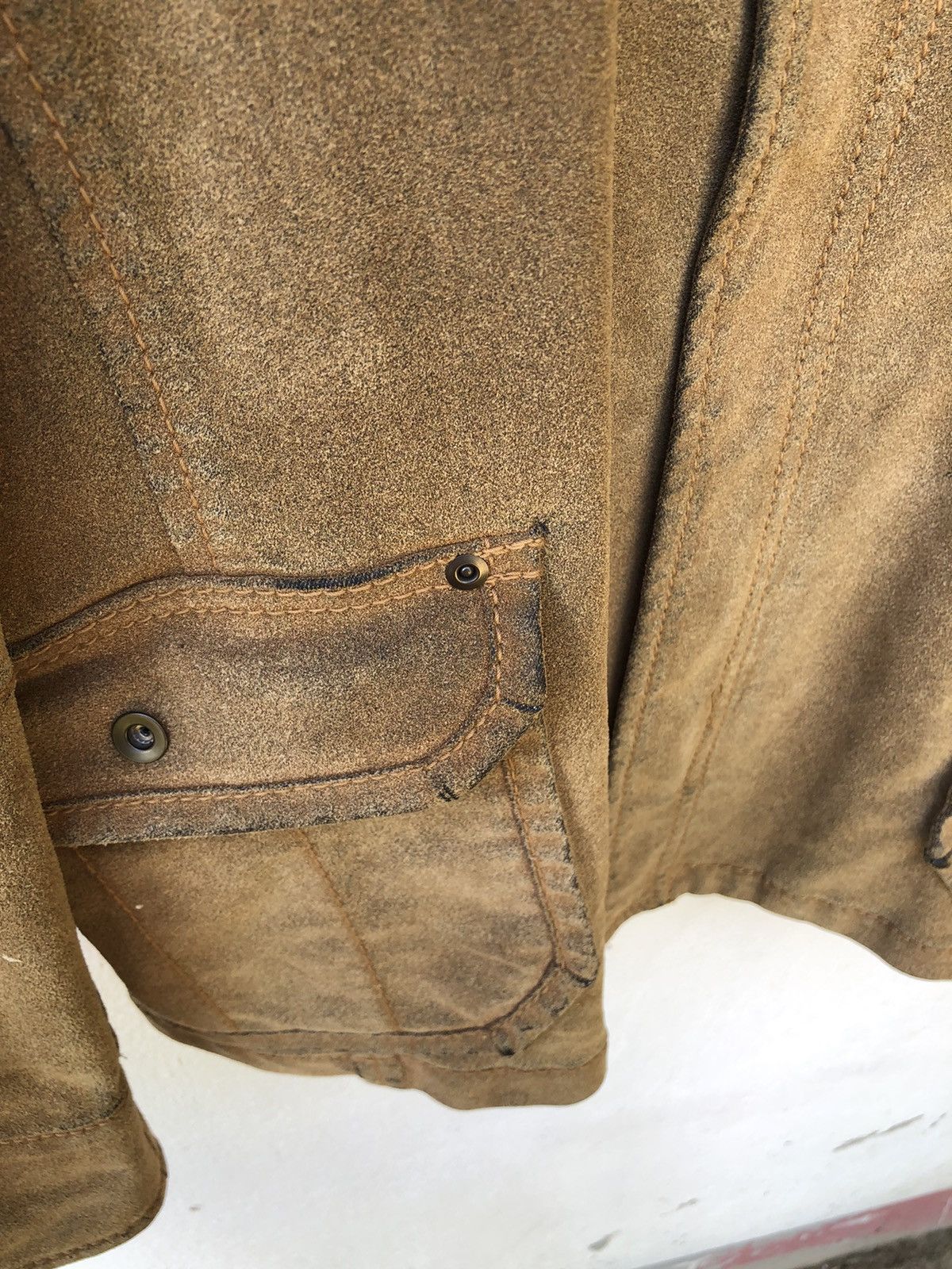 Genuine Leather Japanese Brand PRIDE Suede Jacket Size US L / EU 52-54 / 3 - 6 Thumbnail
