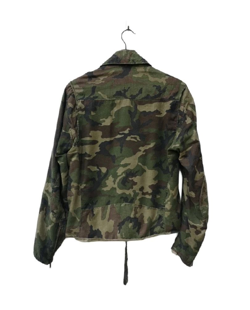 Vintage vintage Japanese Brand Big Bore Double Collar Camo Jacket Size US M / EU 48-50 / 2 - 2 Thumbnail