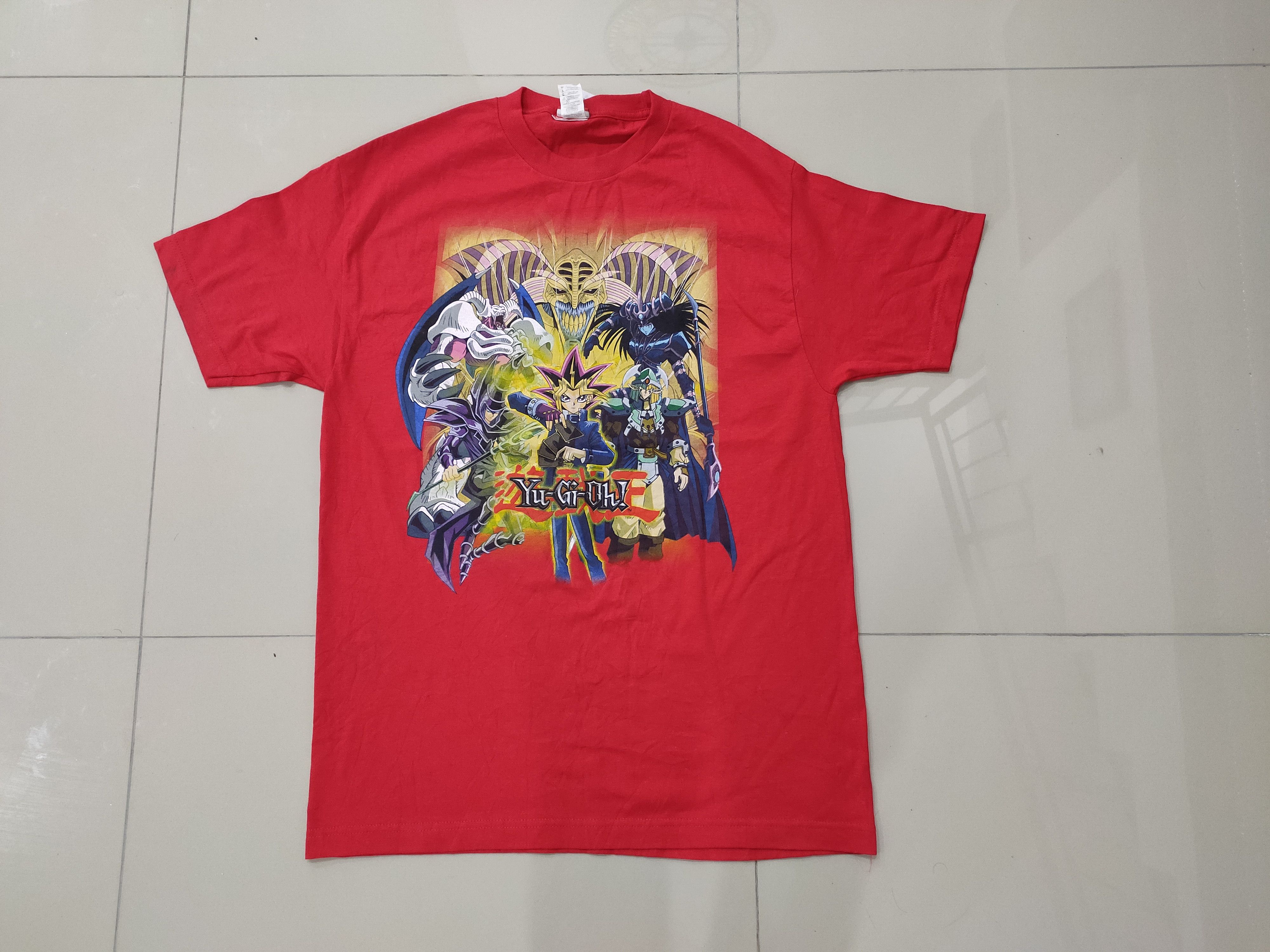 yugioh card t shirt EXODIA JUMBO PRINT (BLACK) SMALL Made in Los Angeles Sizing Yami Yugi and His Cards