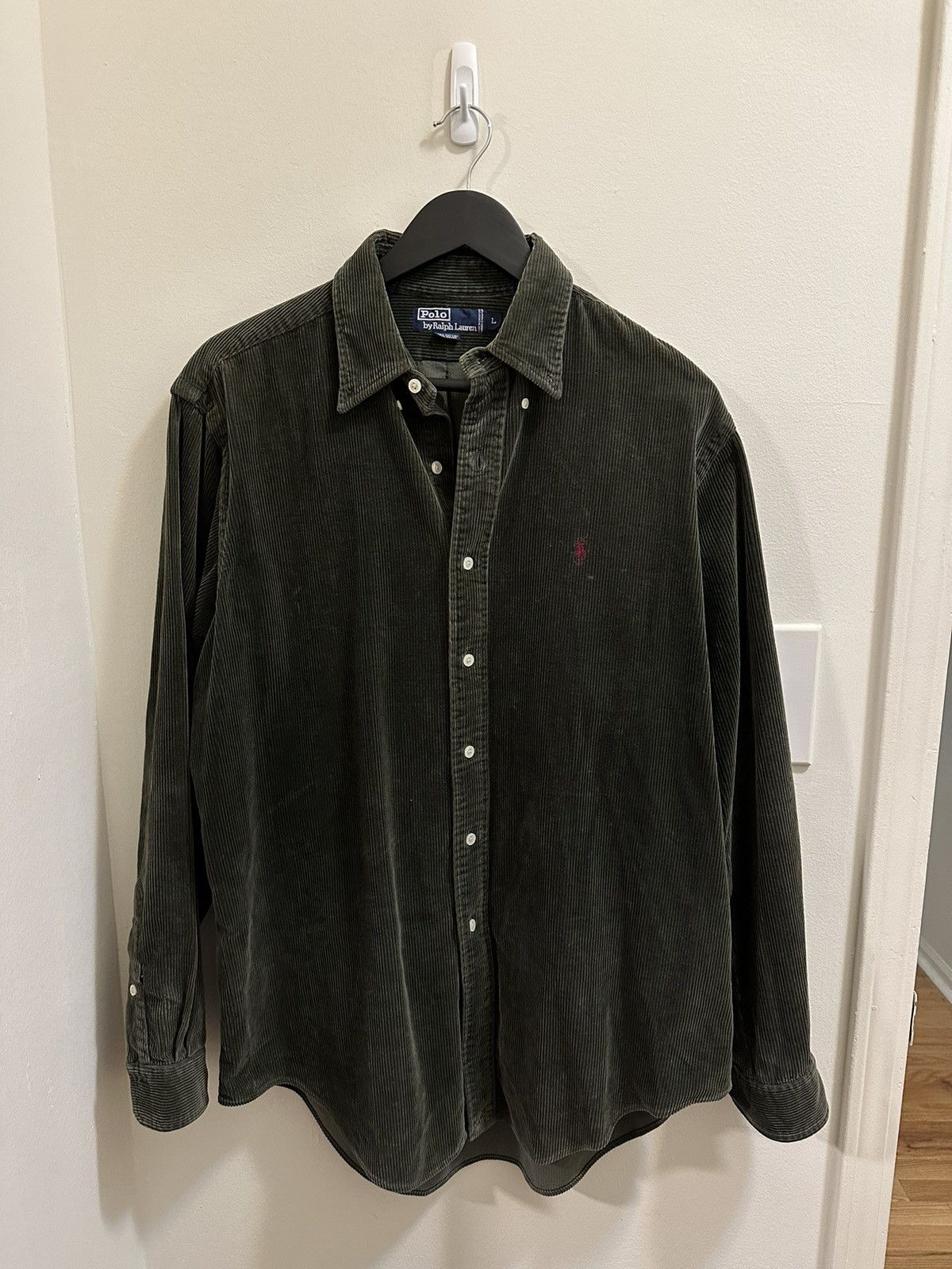 Polo Ralph Lauren Vintage Ralph Lauren Green Corduroy shirt Size US L / EU 52-54 / 3 - 1 Thumbnail
