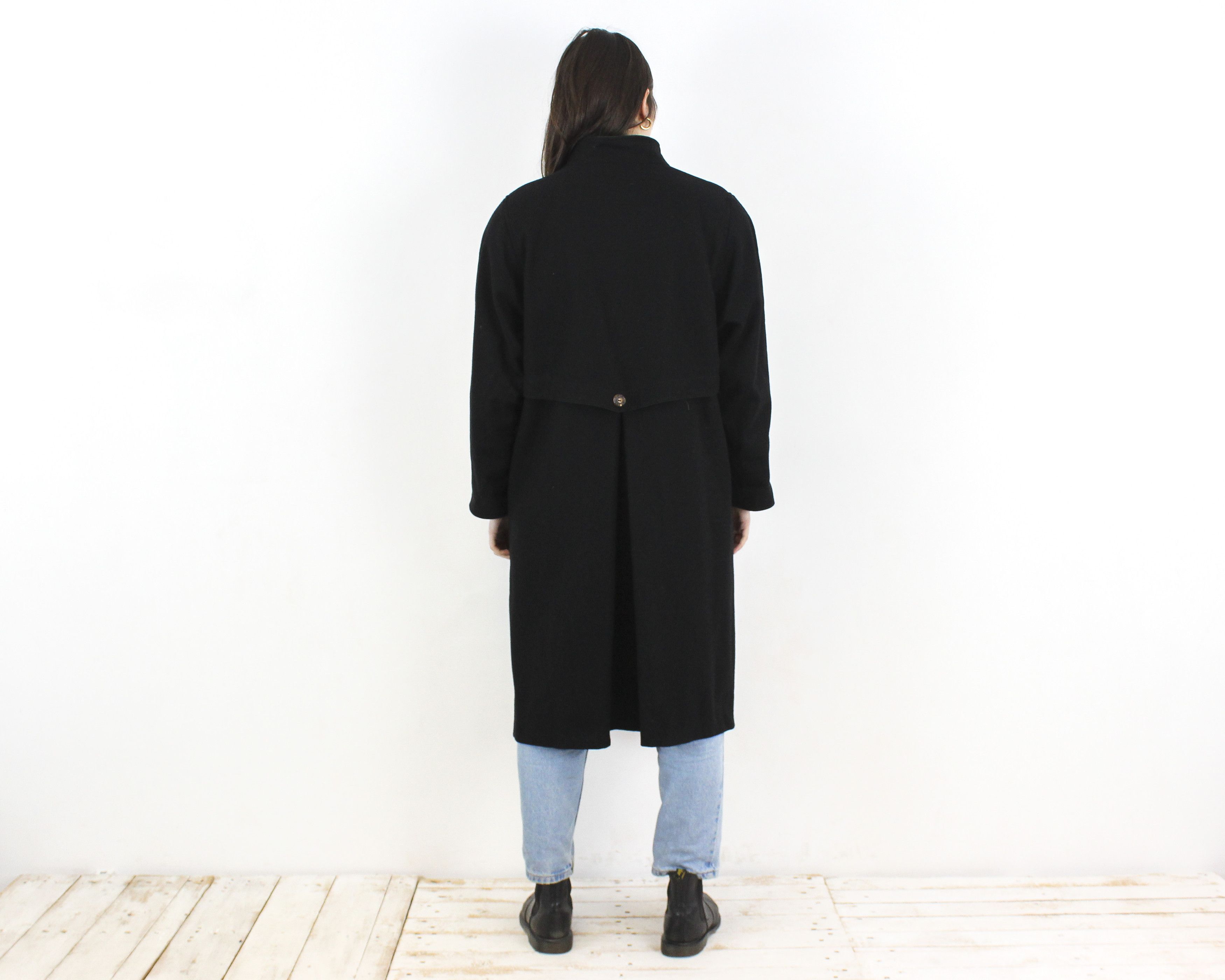 Vintage BAVARIA LODEN Ursl Trachten Pure New Wool Over Coat Jacket Size L / US 10 / IT 46 - 7 Thumbnail