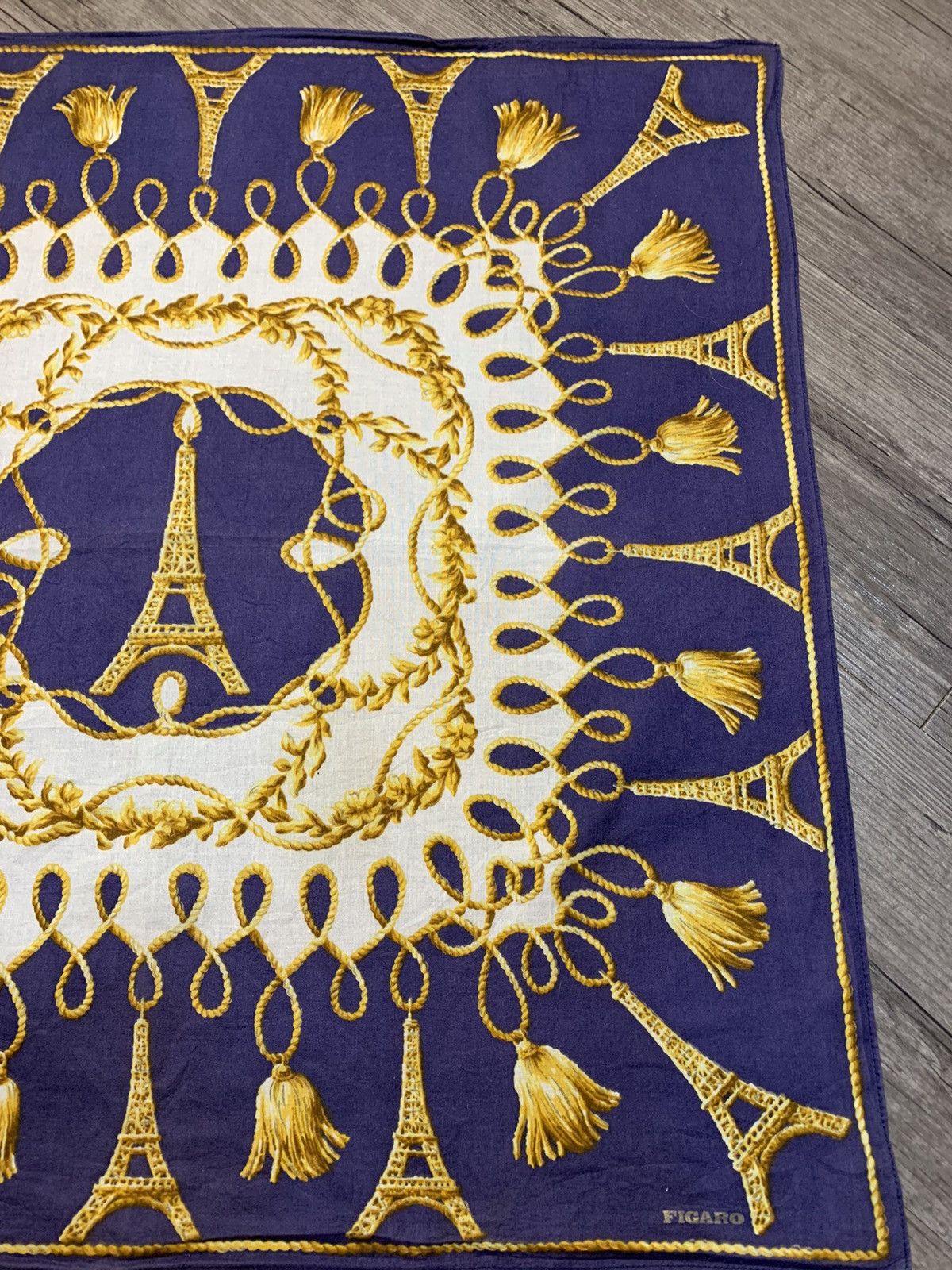 Designer Figaro Handkerchief Pocketsquares Scarf Size ONE SIZE - 4 Thumbnail