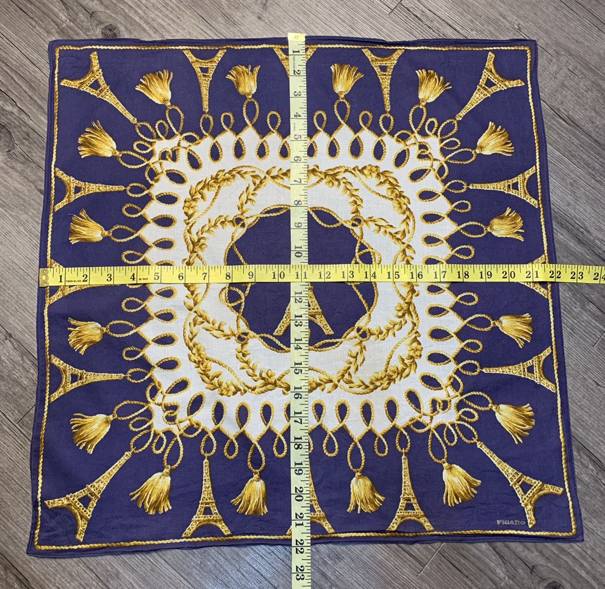Designer Figaro Handkerchief Pocketsquares Scarf Size ONE SIZE - 6 Thumbnail