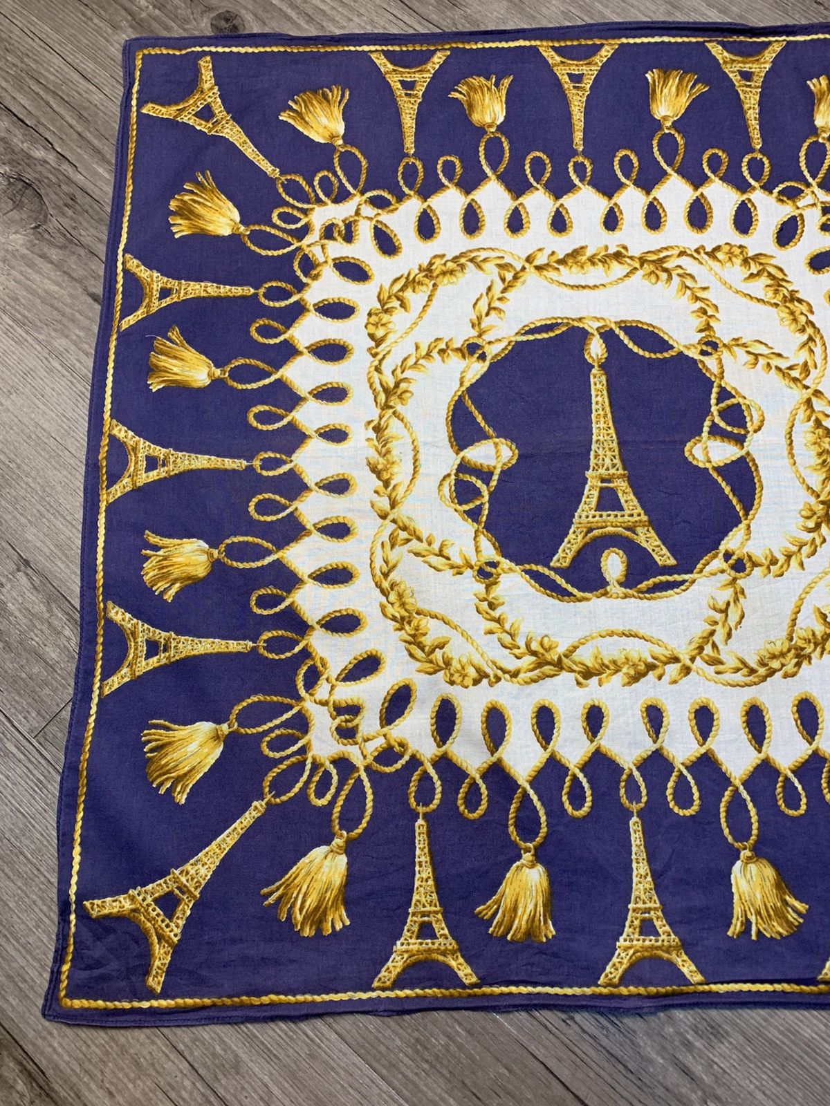 Designer Figaro Handkerchief Pocketsquares Scarf Size ONE SIZE - 5 Thumbnail
