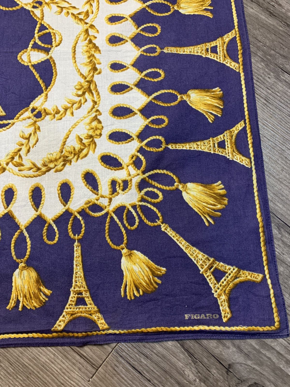 Designer Figaro Handkerchief Pocketsquares Scarf Size ONE SIZE - 3 Thumbnail