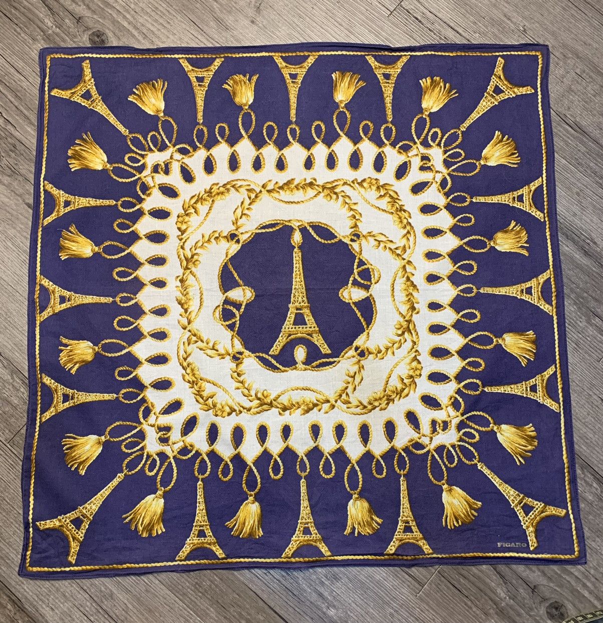 Designer Figaro Handkerchief Pocketsquares Scarf Size ONE SIZE - 2 Thumbnail