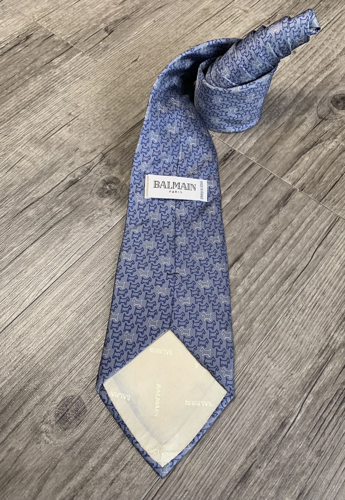 Balmain Balmain Tie 100% Silk Size ONE SIZE - 3 Thumbnail