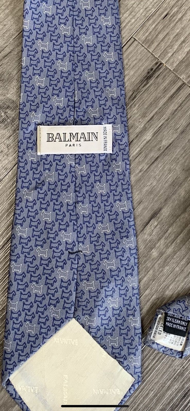 Balmain Balmain Tie 100% Silk Size ONE SIZE - 7 Thumbnail