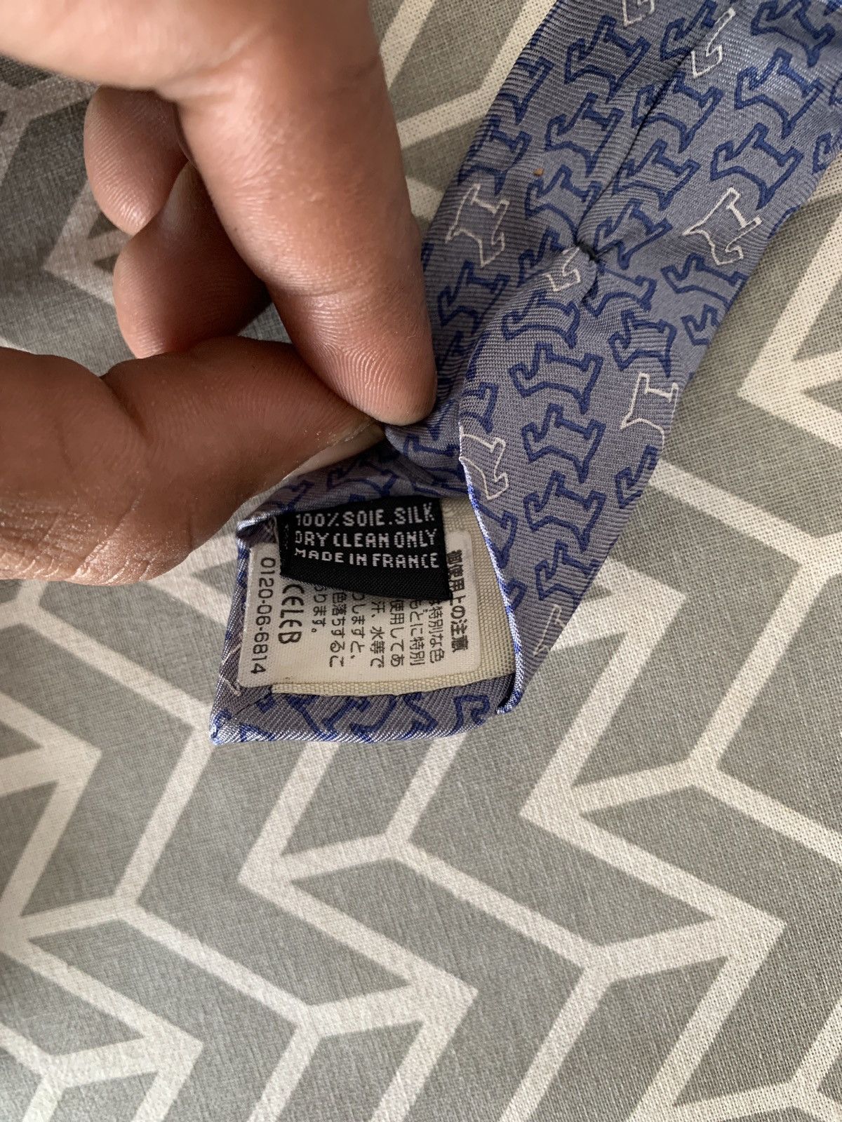 Balmain Balmain Tie 100% Silk Size ONE SIZE - 8 Thumbnail