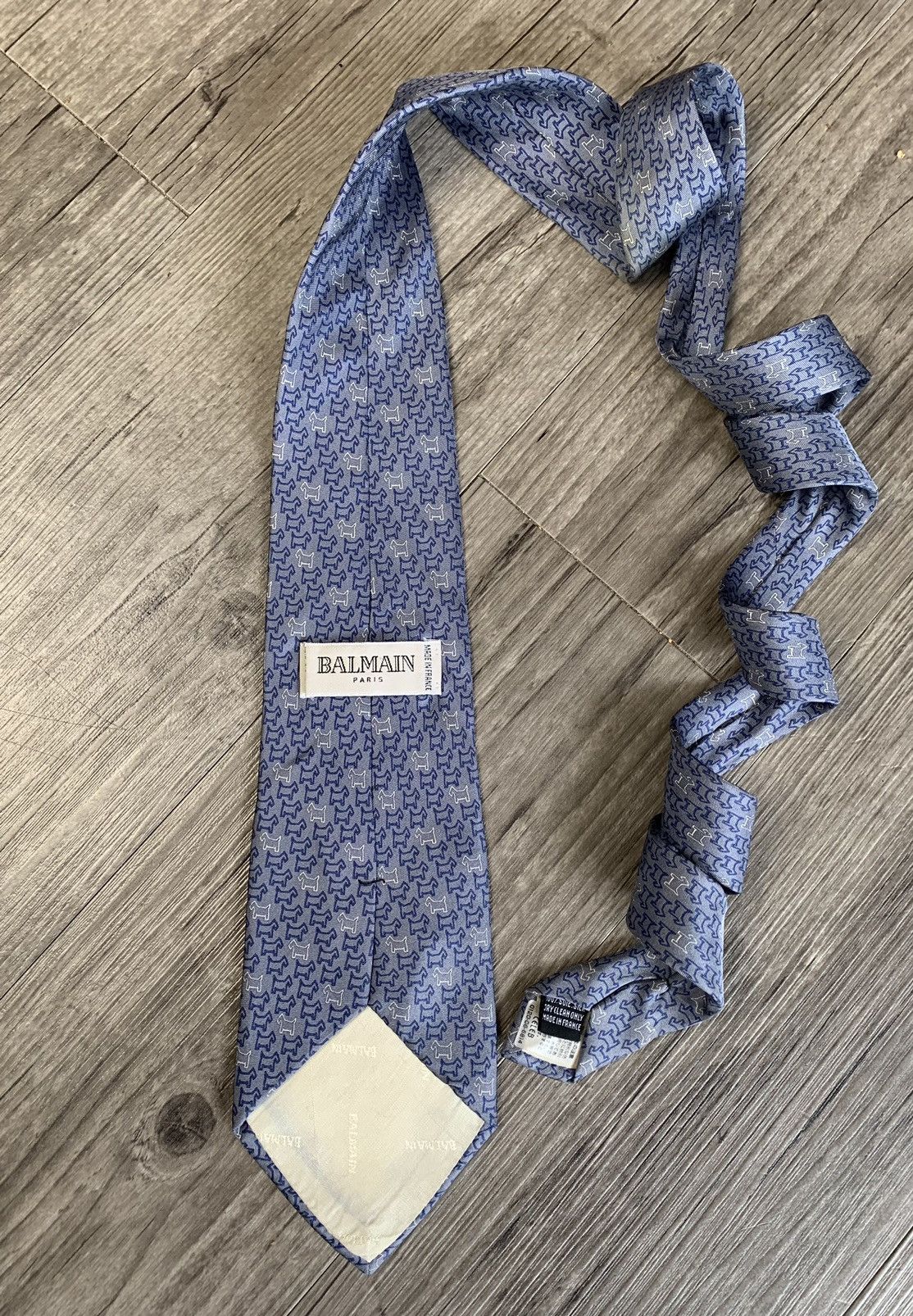 Balmain Balmain Tie 100% Silk Size ONE SIZE - 5 Thumbnail