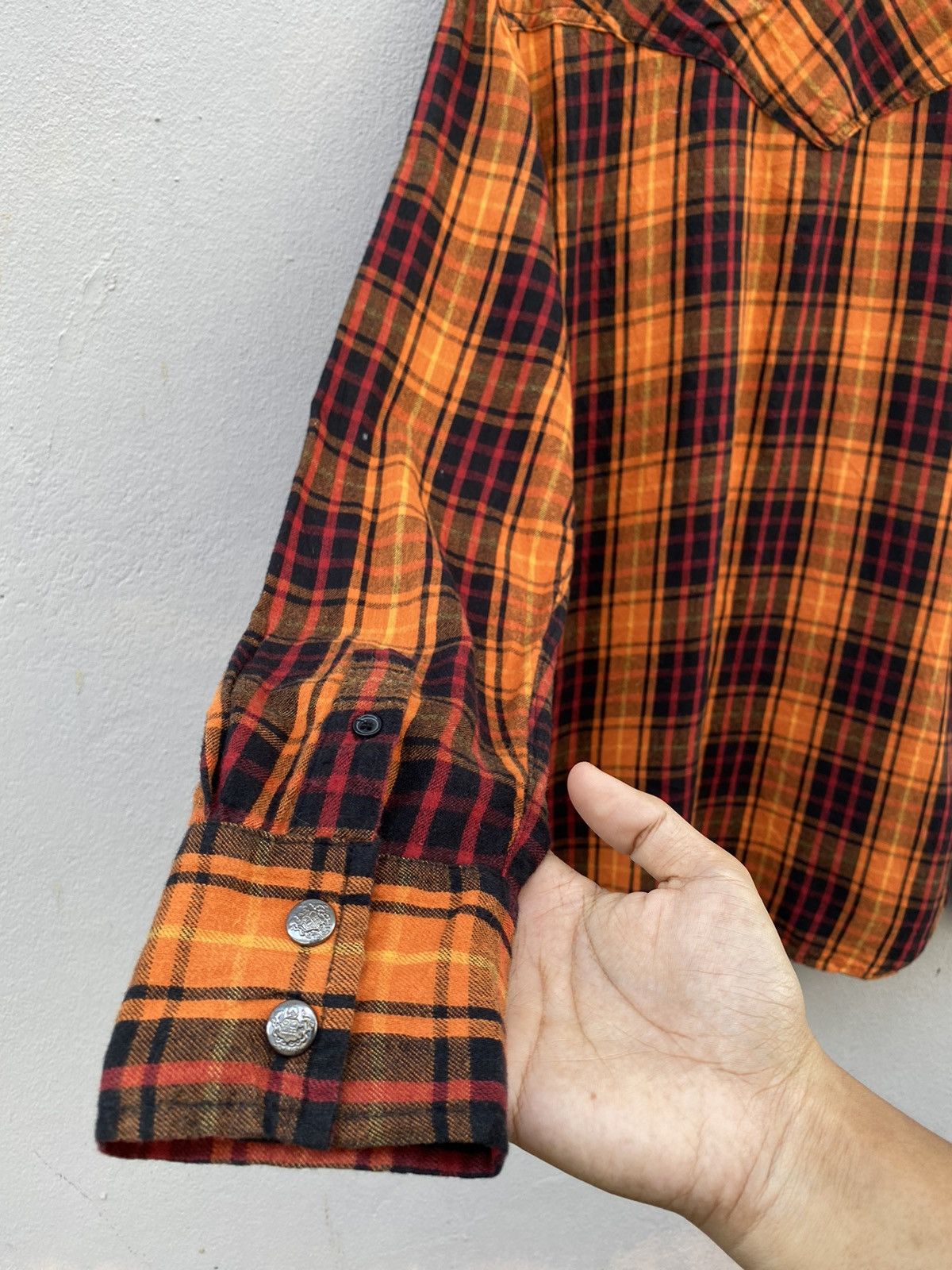 💥Semantic Design Western Checked Flannel