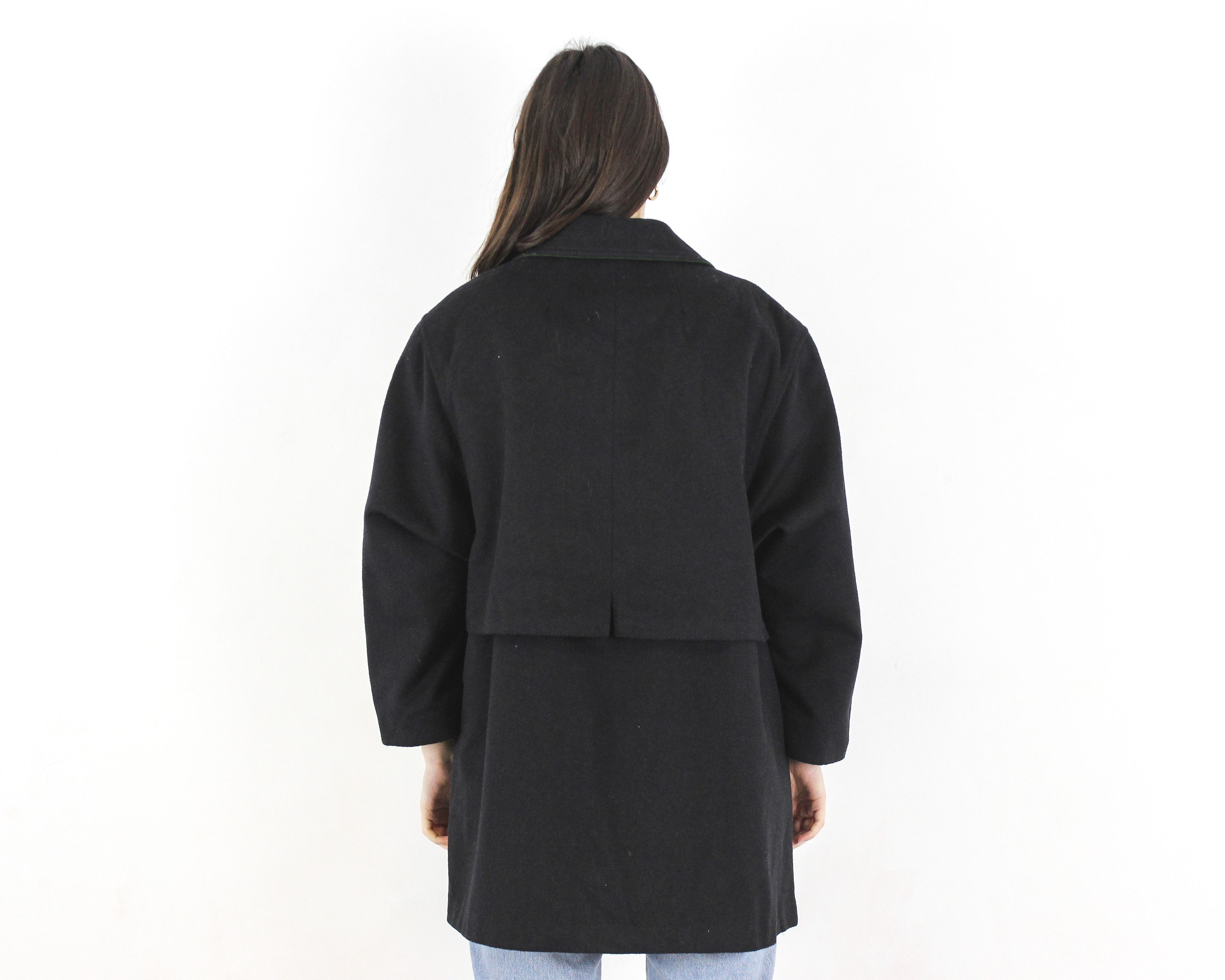 Other × Vintage BAUR TYROLER LODEN Wool Trachten Over Coat Double Breasted Size L / US 10 / IT 46 - 5 Thumbnail