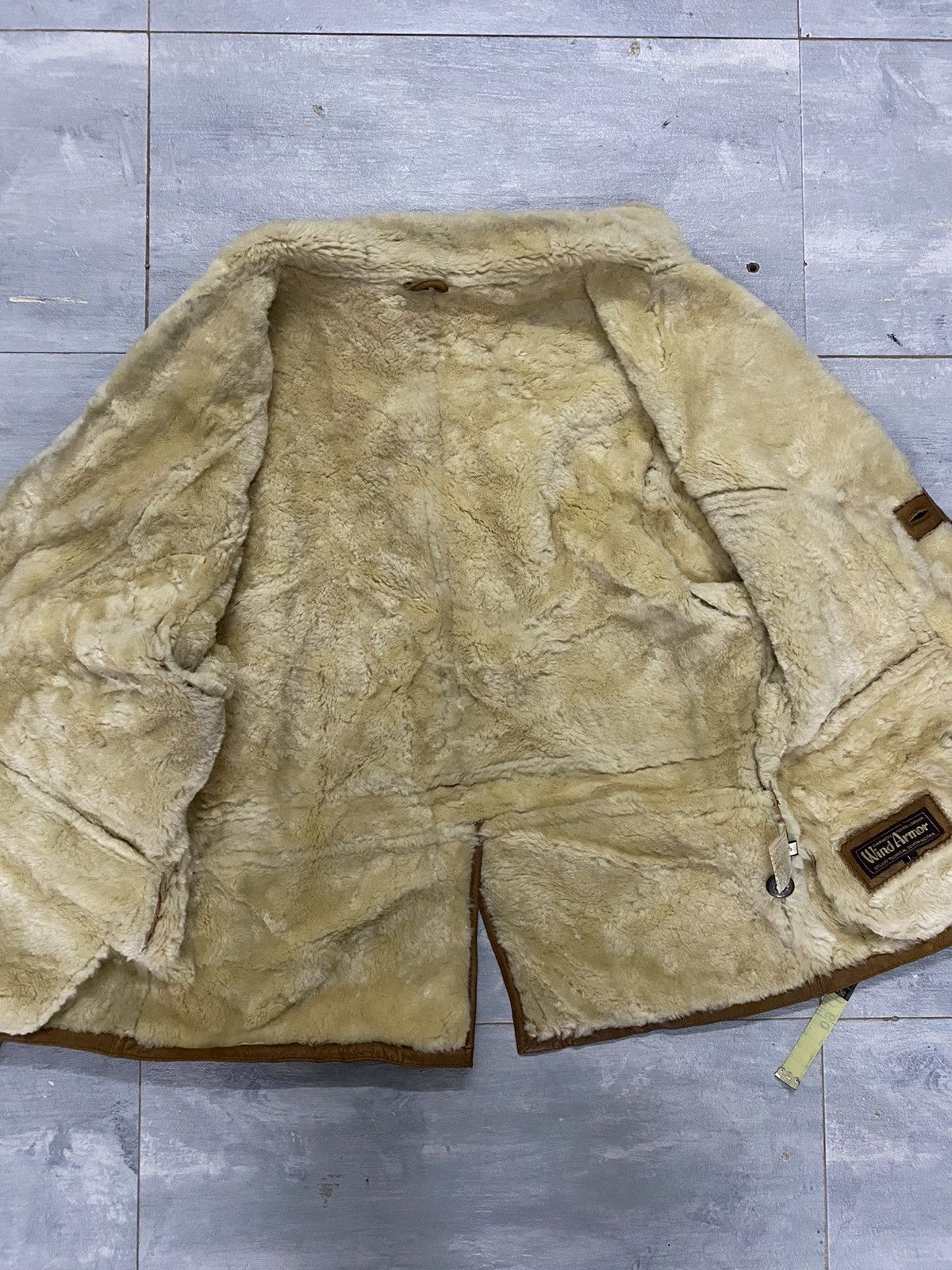 Japanese Brand 🔥Vintage🔥 Wind Amour Shearling Sheepskin Jacket Size US L / EU 52-54 / 3 - 12 Thumbnail